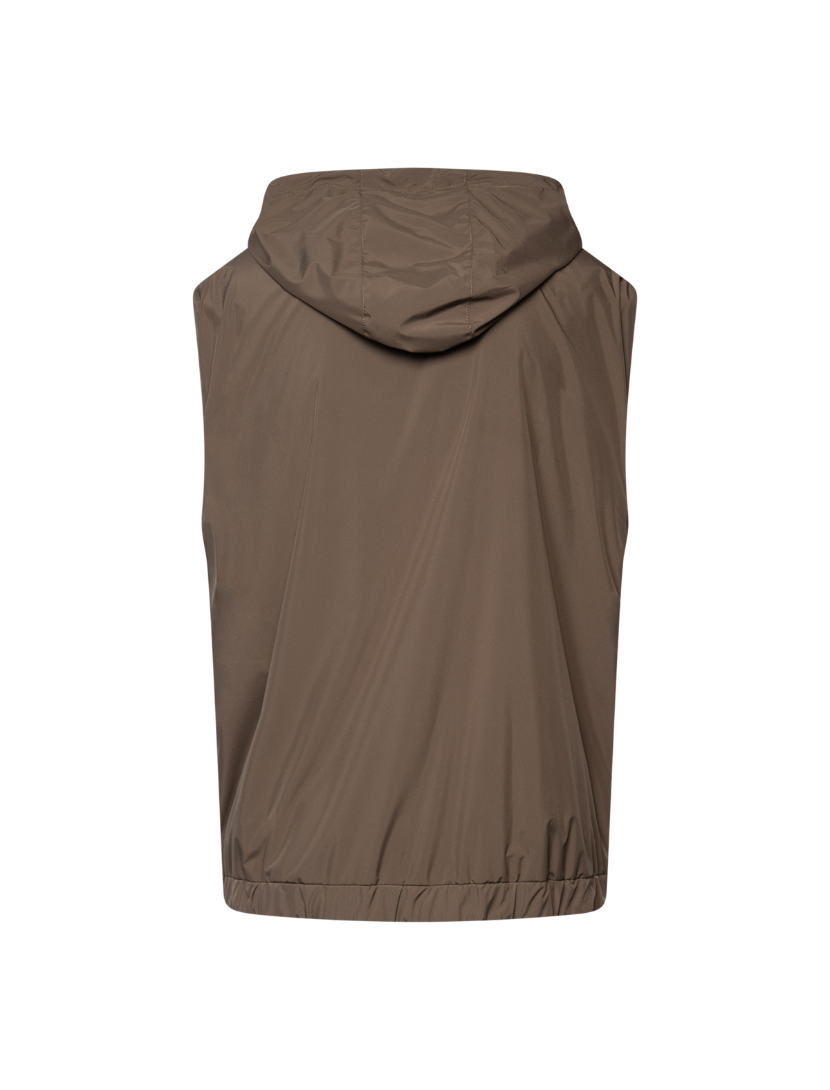 Reversible hooded bodywarmer