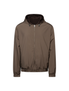 Reversible hooded jacket