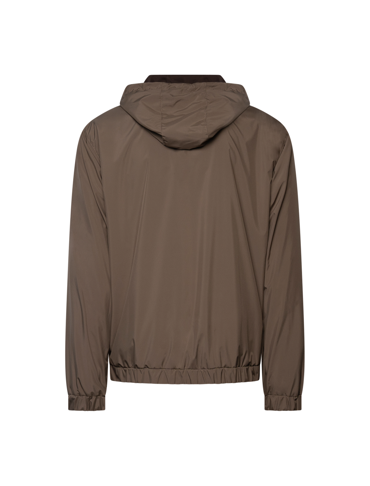 Reversible hooded jacket