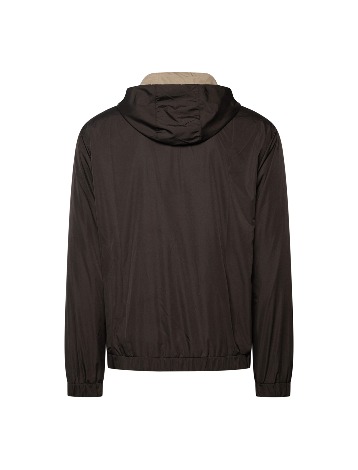 Reversible hooded jacket