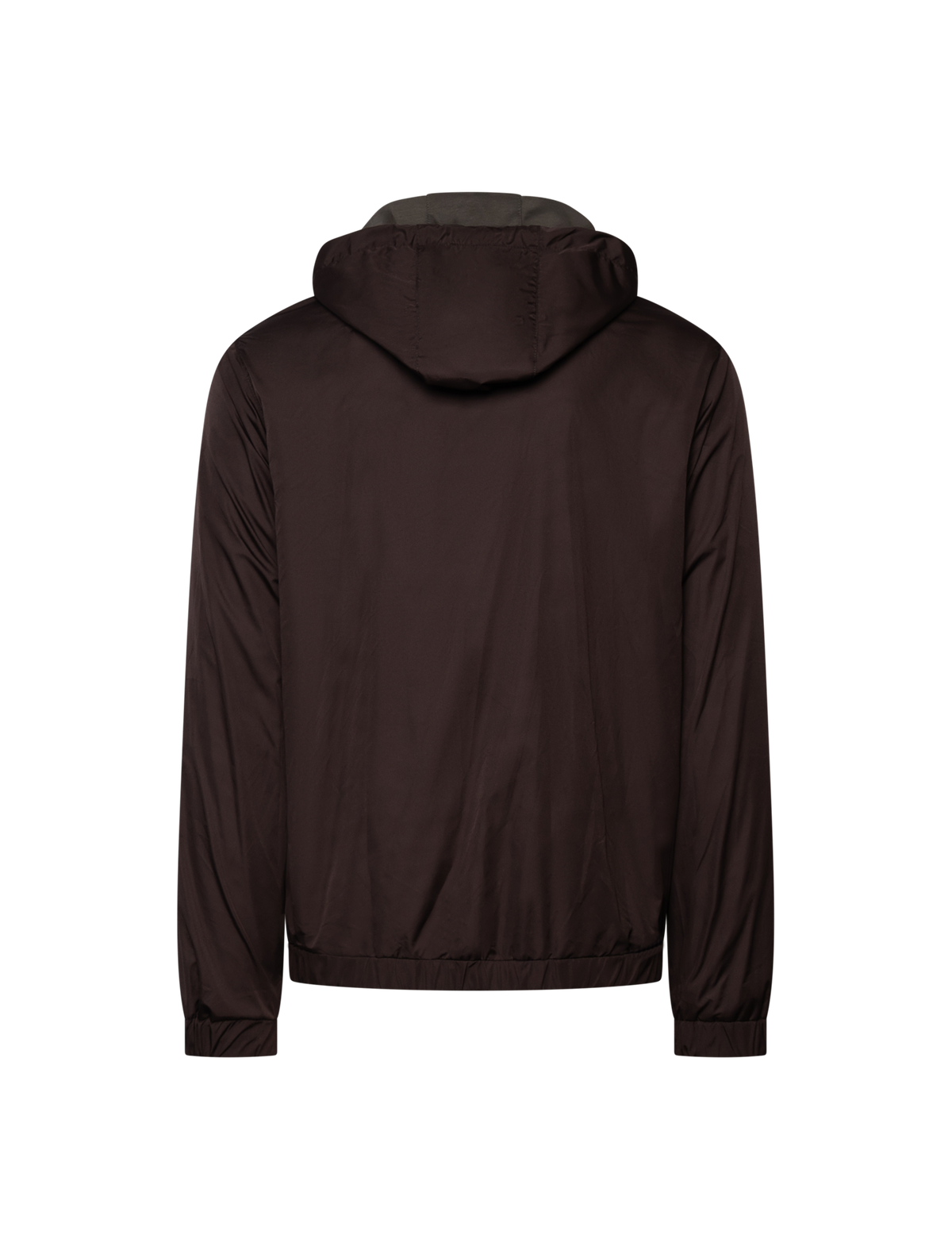 Reversible hooded jacket