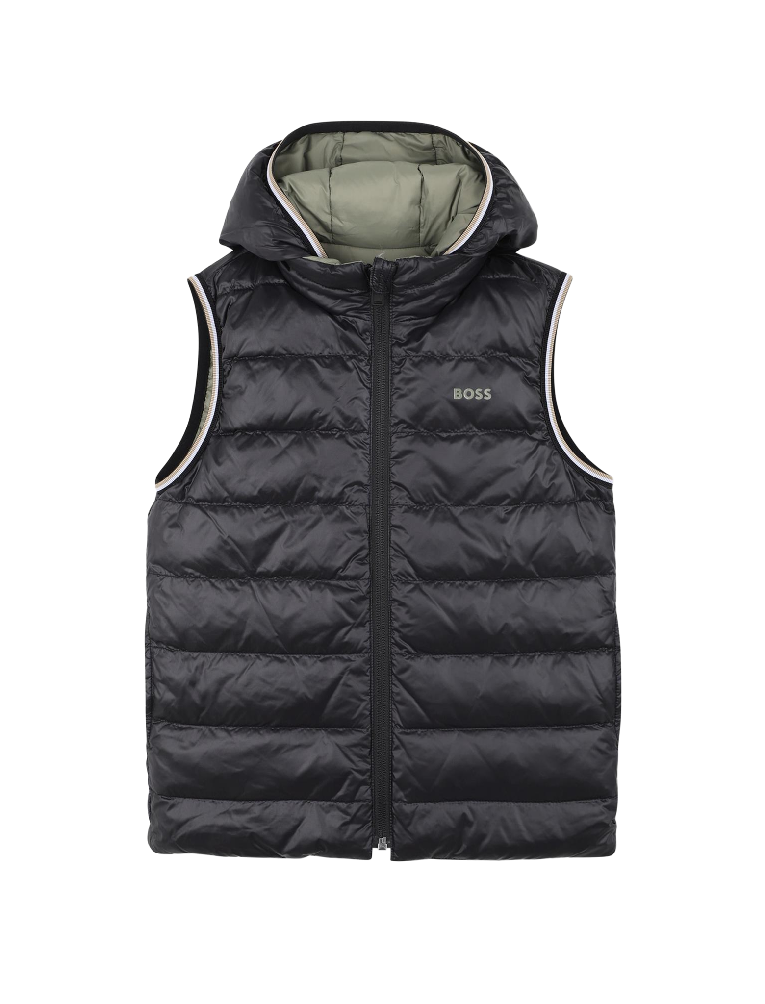 Reversible padded bodywarmer