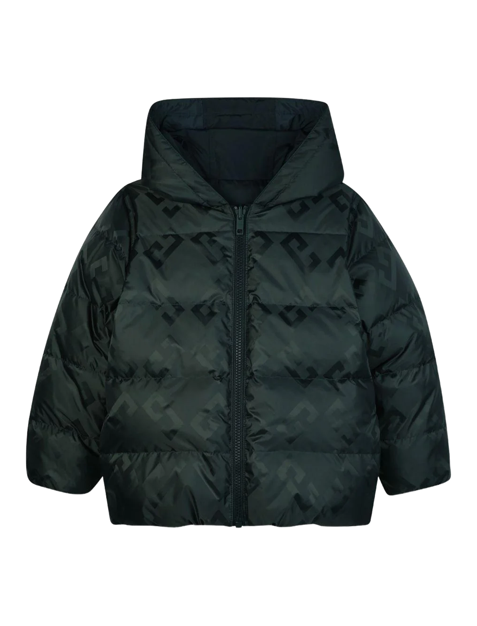 Reversible padded down jacket