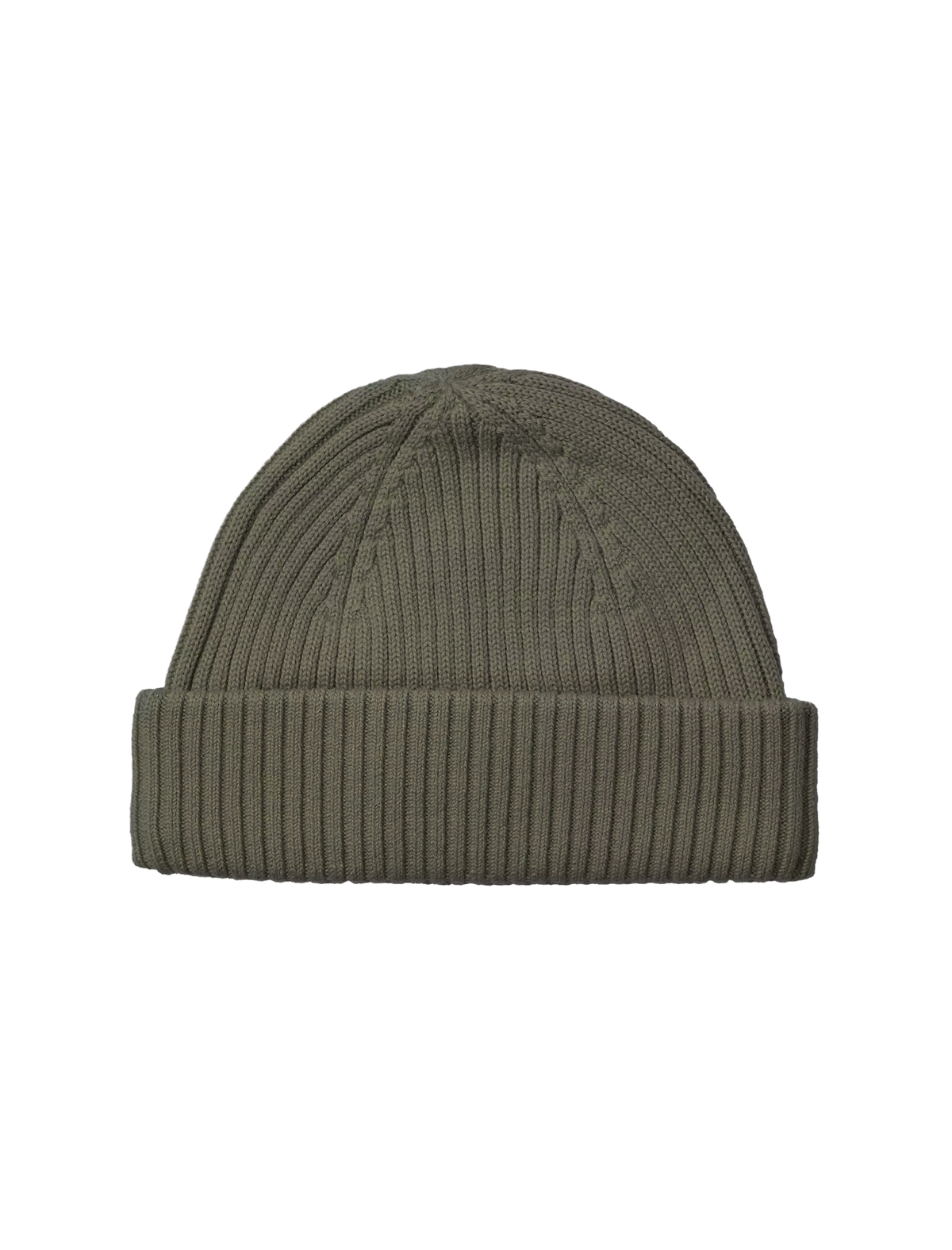 Rib knitted beanie hat
