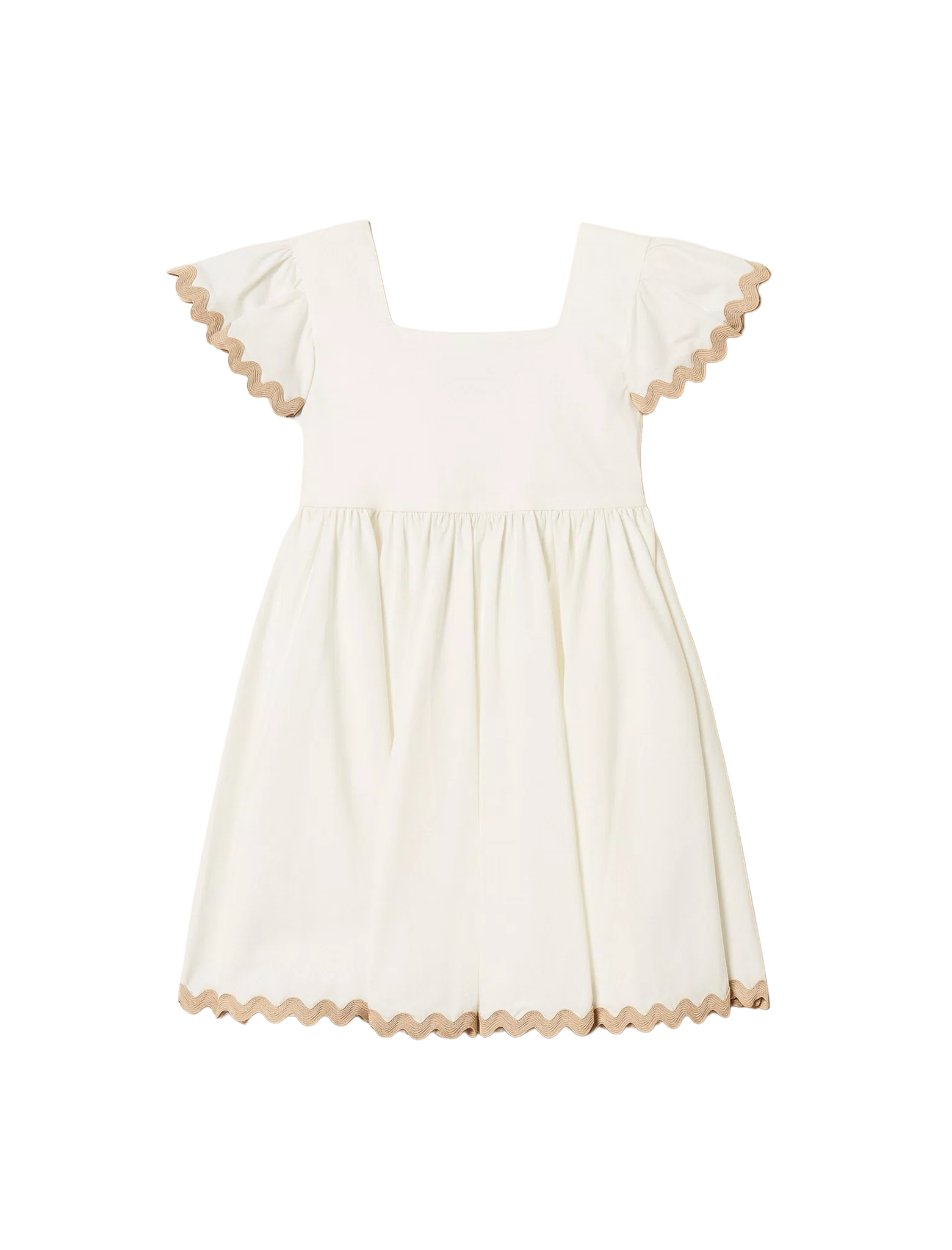 Ruffle collar dress