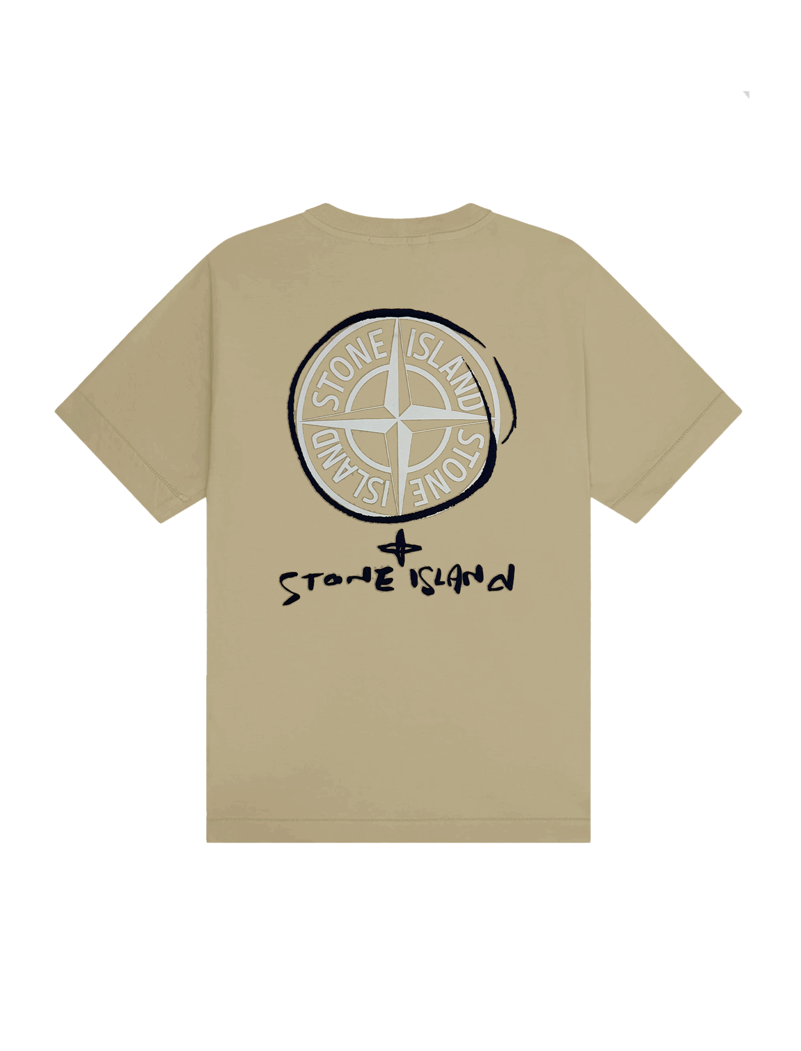 Scribble Compass print t-shirt