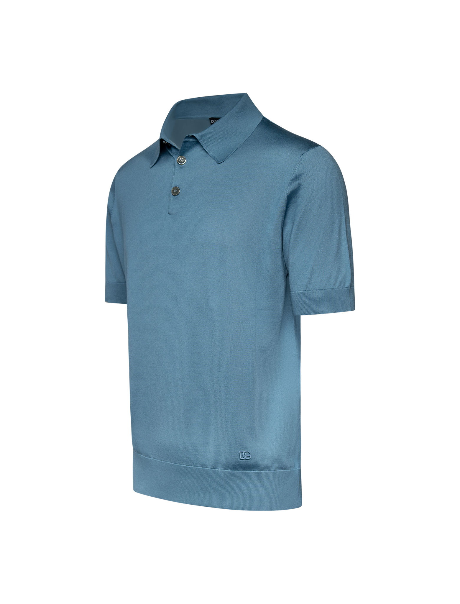 Silk polo shirt