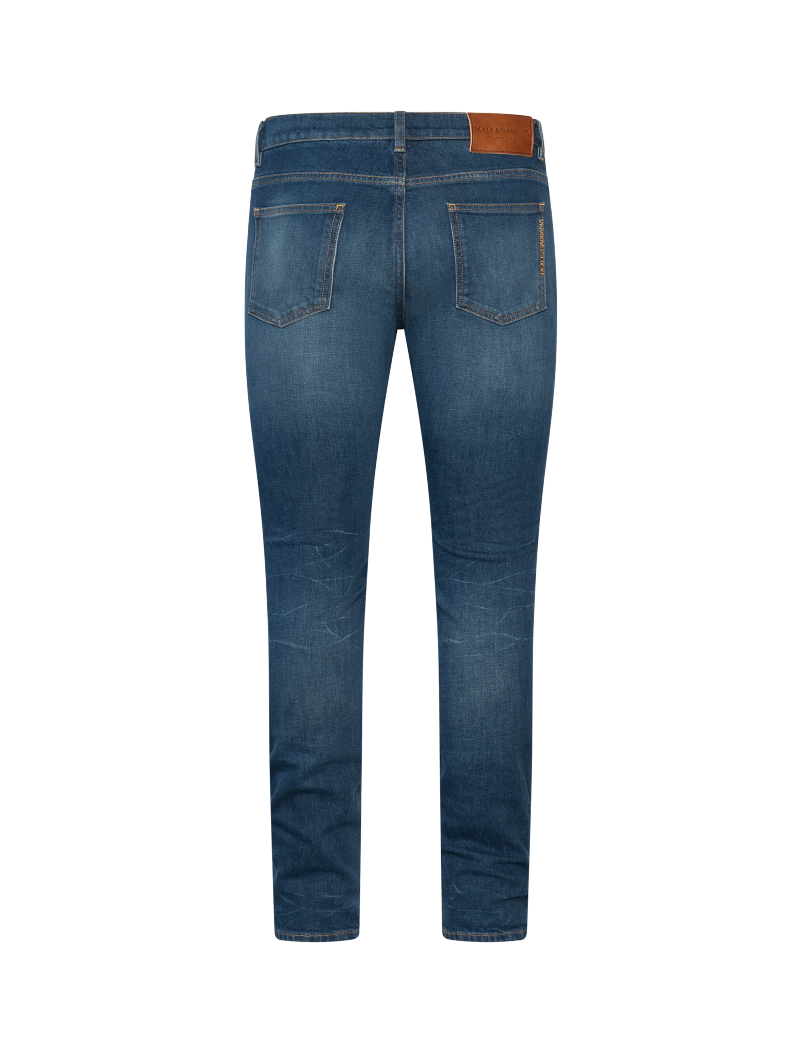 Slim fit embroidery logo jeans