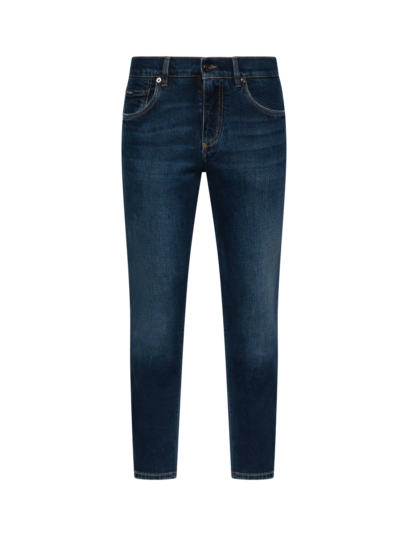 Slim-fit stretch cotton jeans