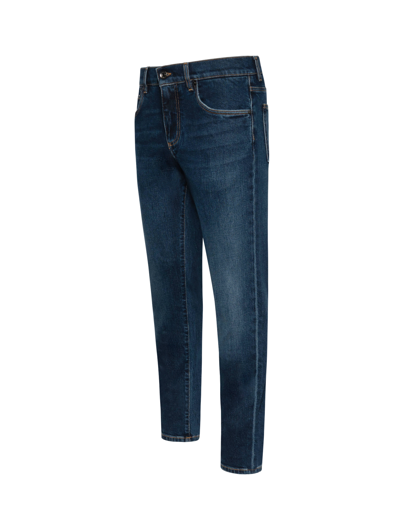 Slim-fit stretch cotton jeans