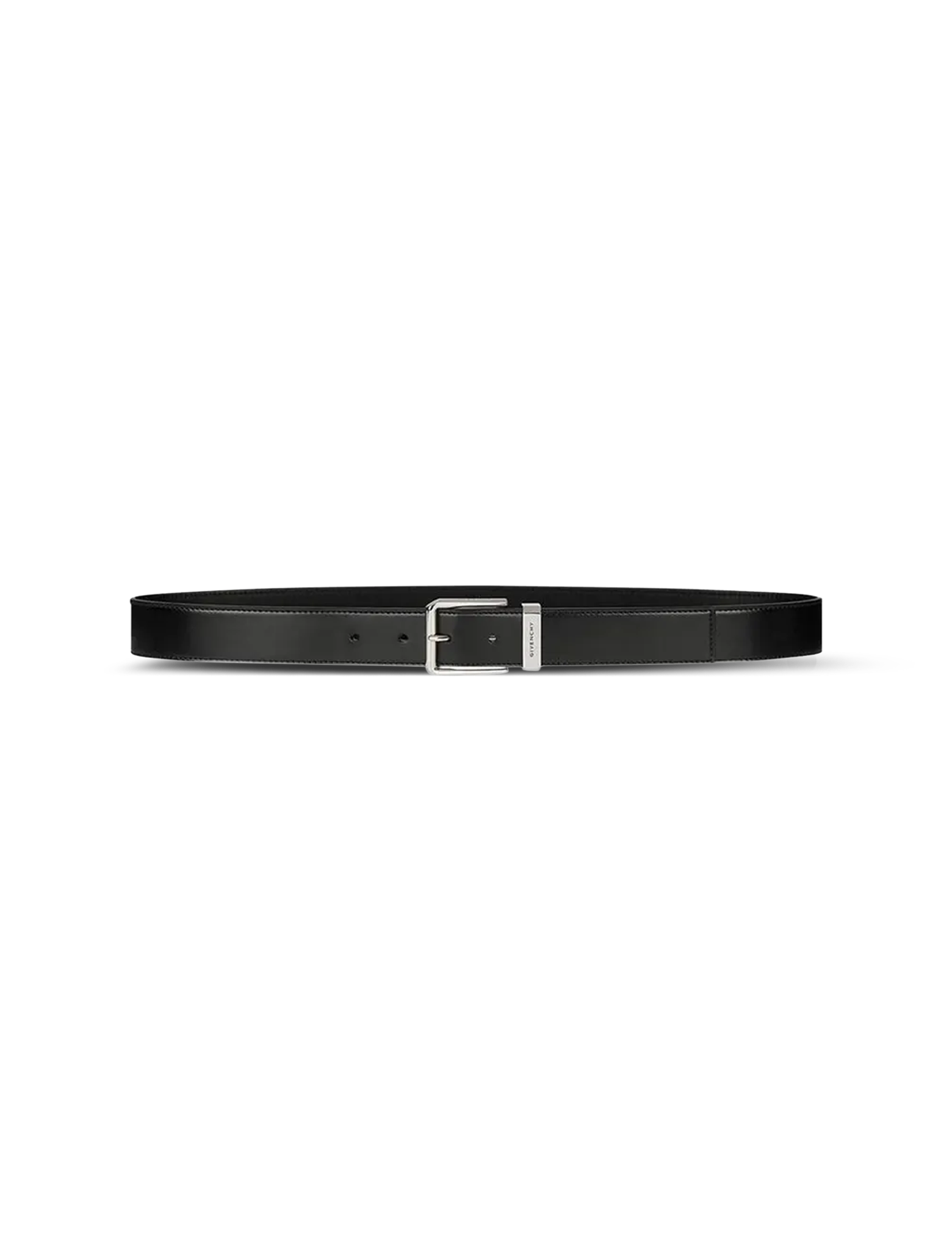 Smooth leather belt
