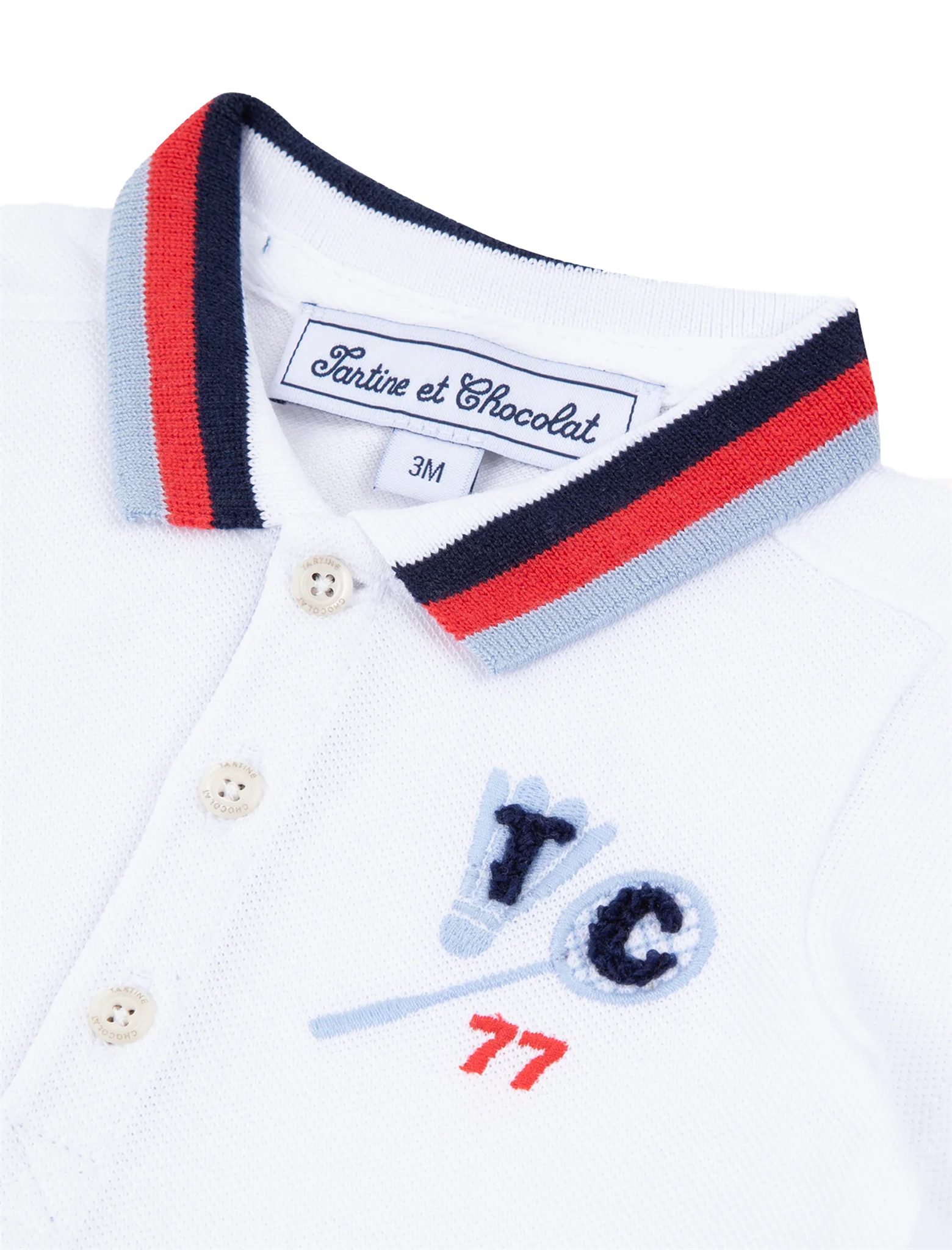 Sports club polo shirt