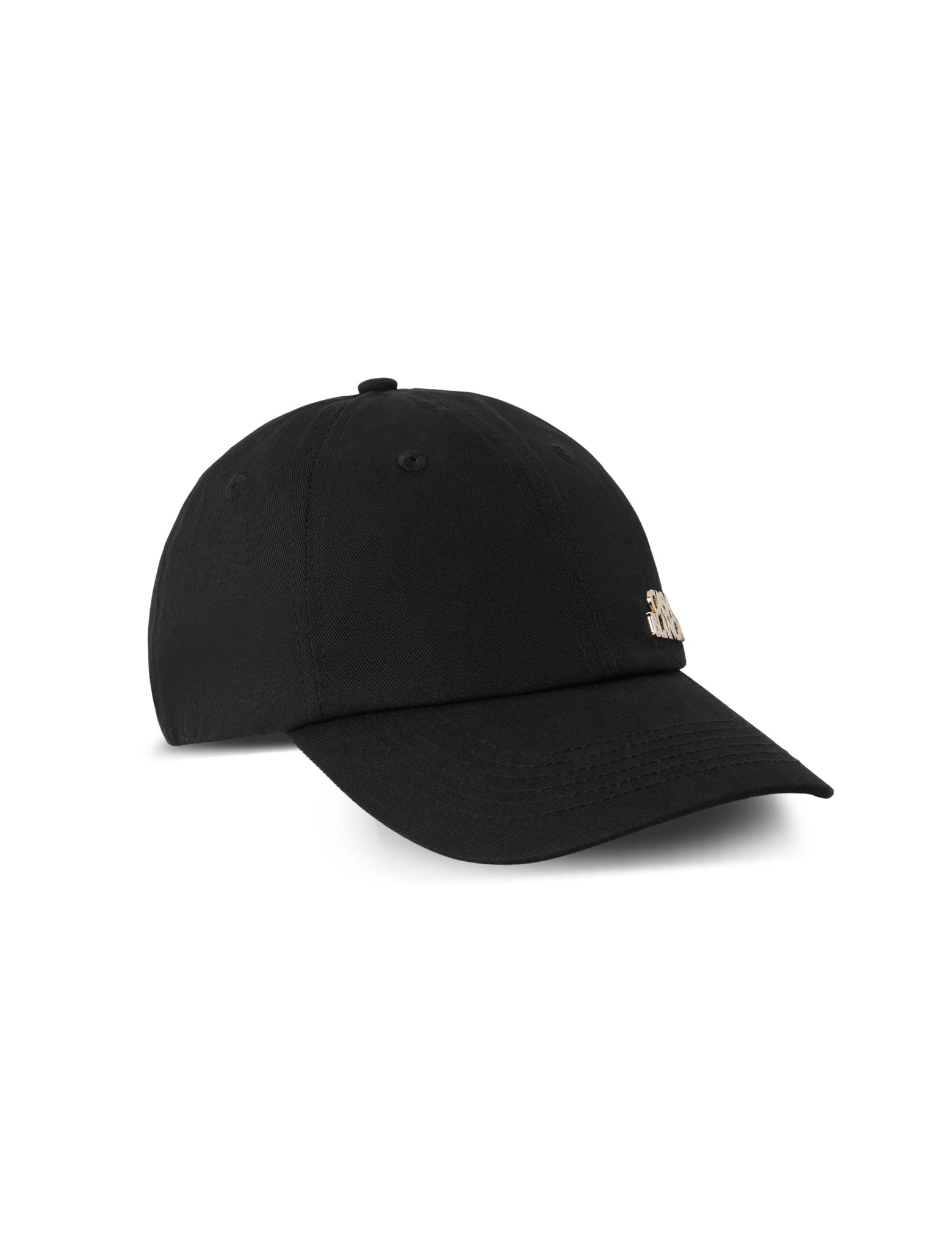 Stacked logo cotton cap
