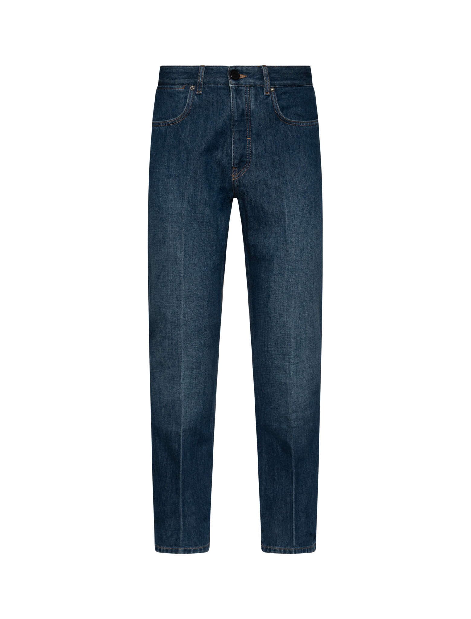 Straight fit washed jeans