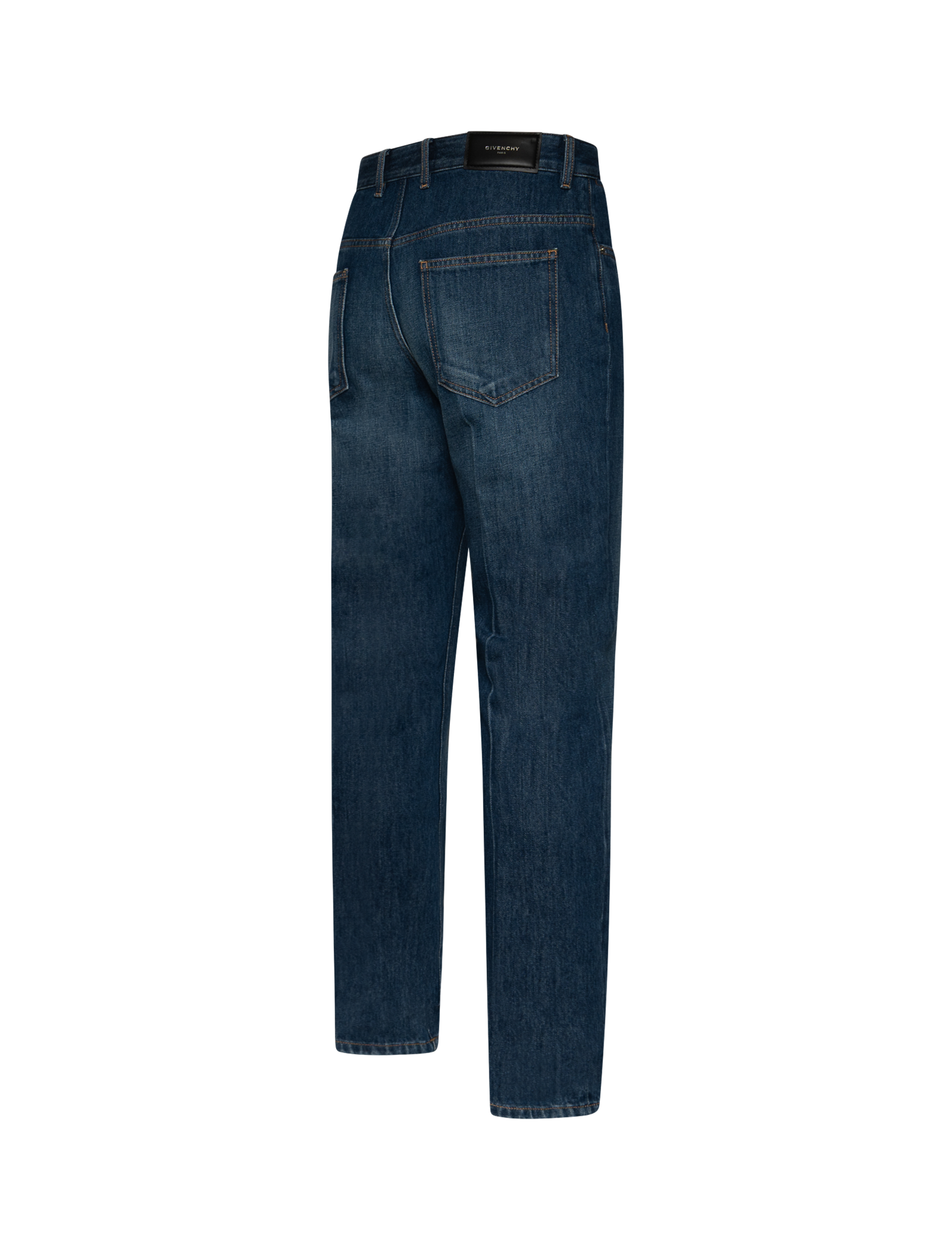 Straight fit washed jeans