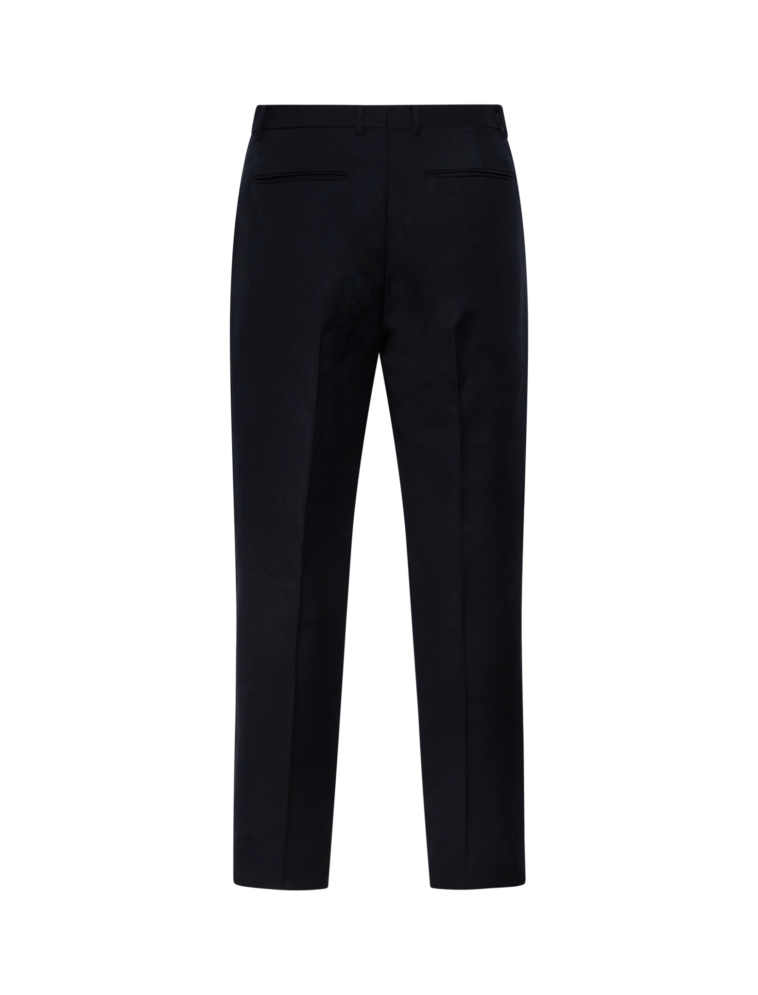 Straight tailored woolen pants