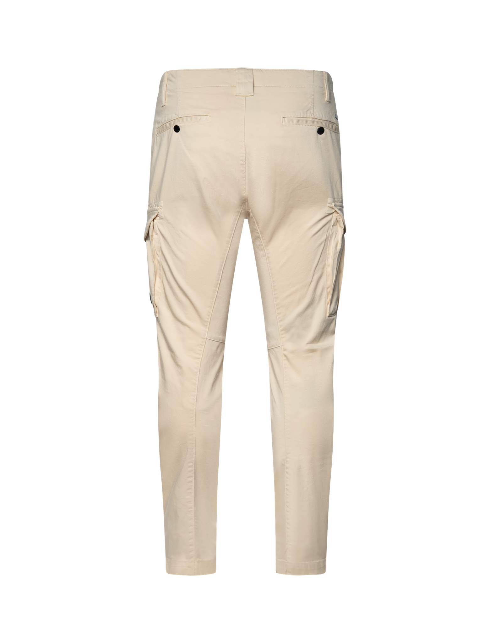 Stretch sateen cargo trousers