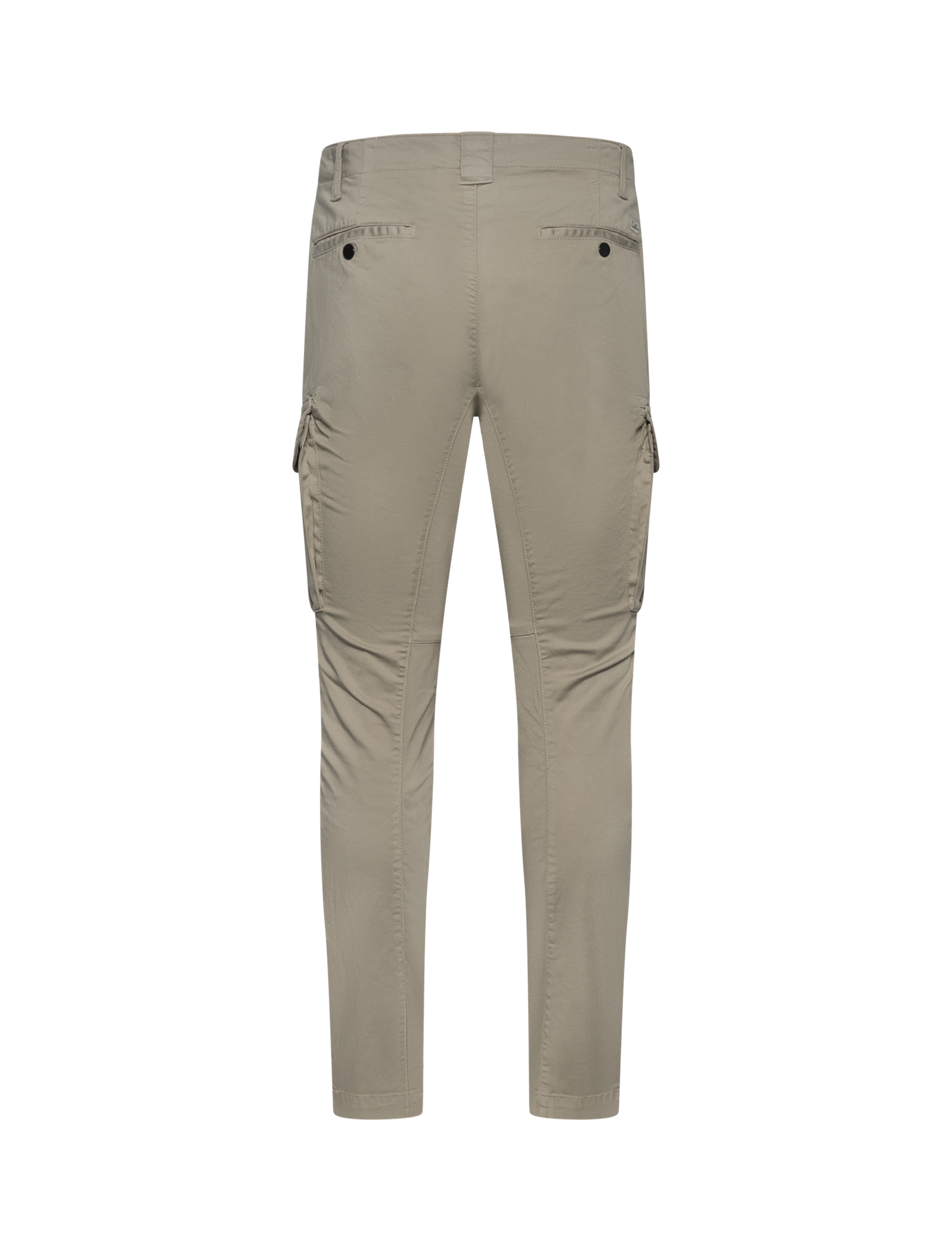 Stretch satin cargo pants