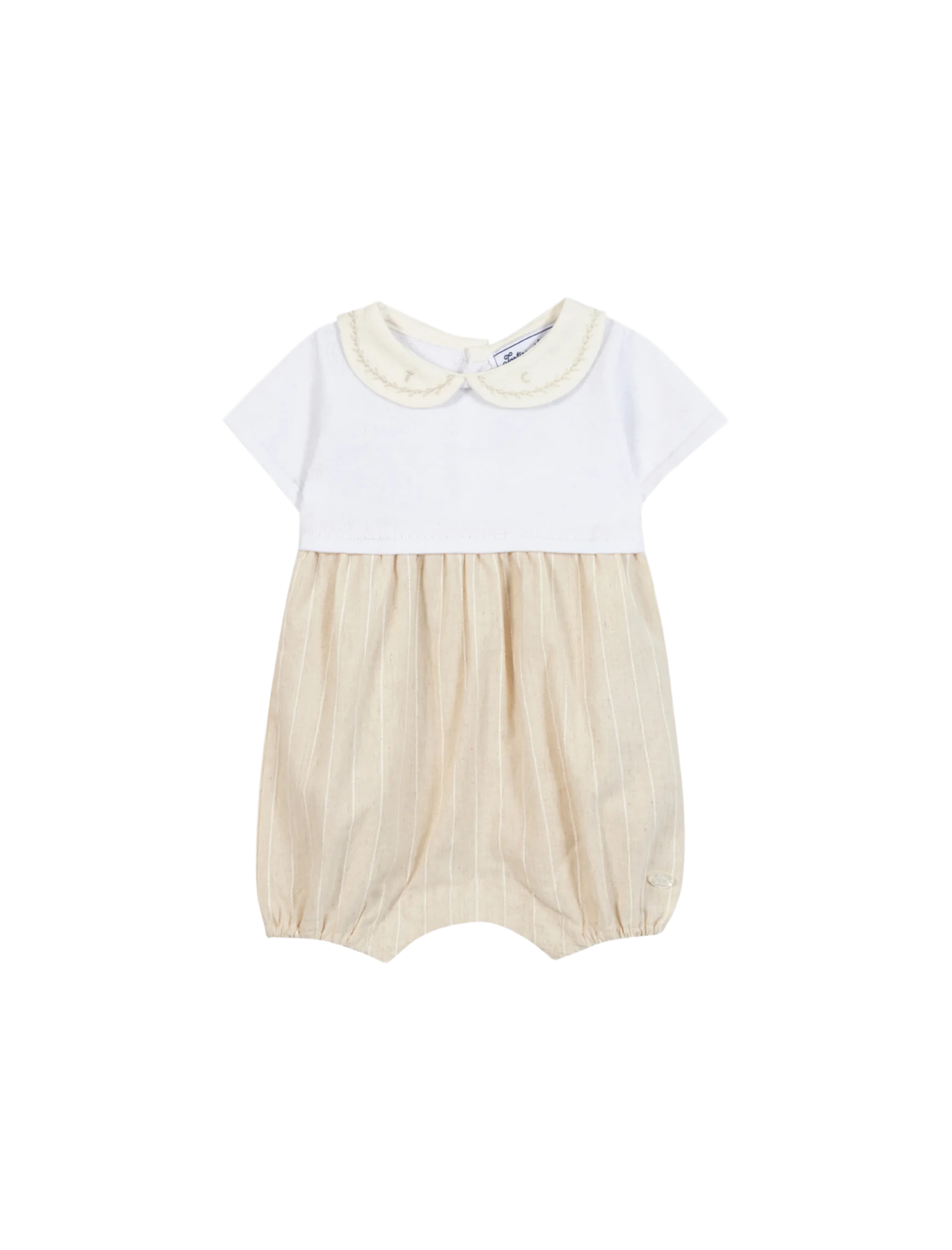 Stripes cotton jumpsuit