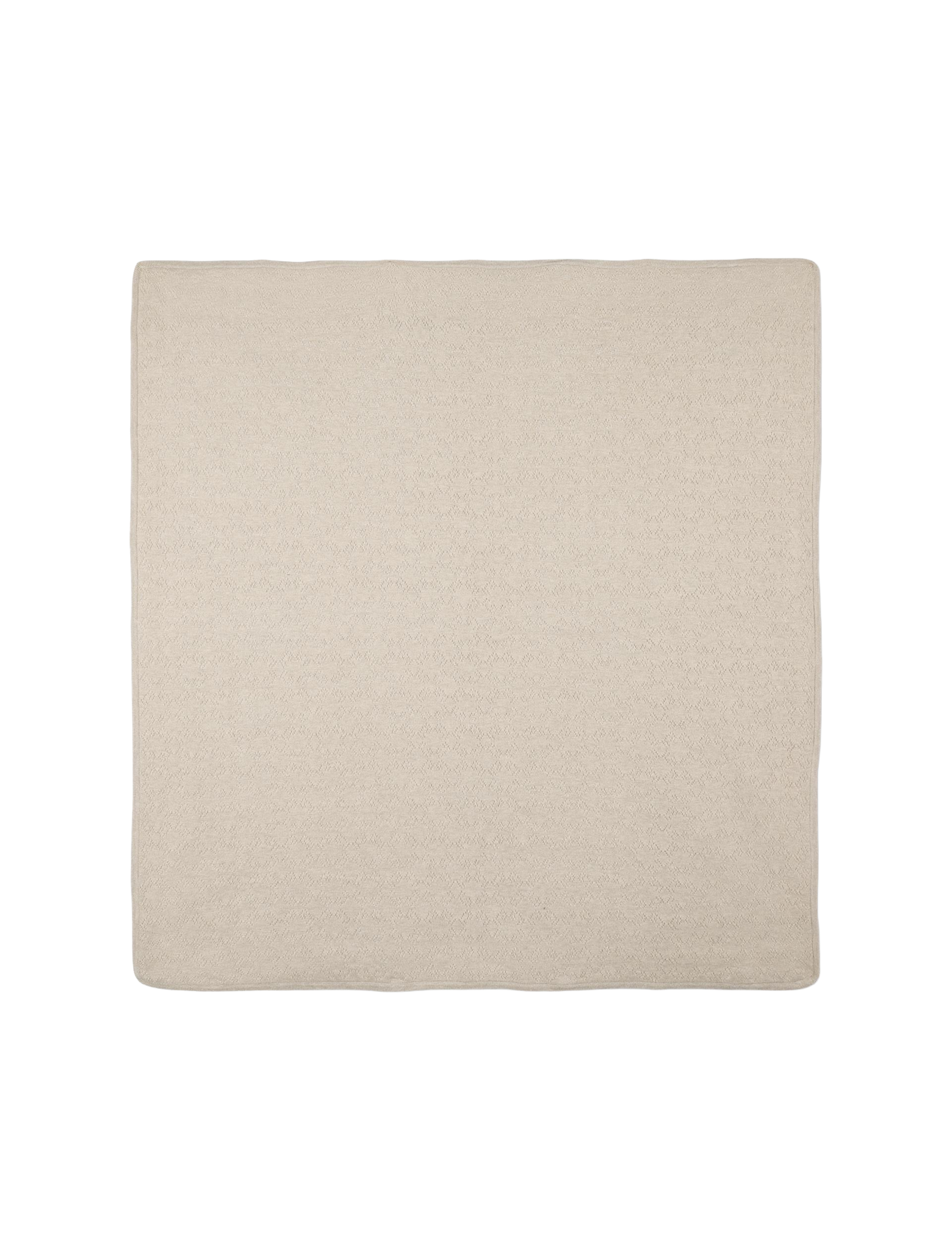 Textured knitted blanket