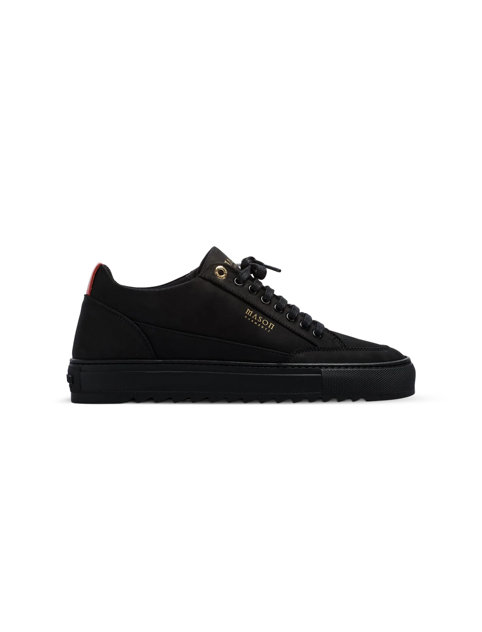 Tia nabuk black sneakers