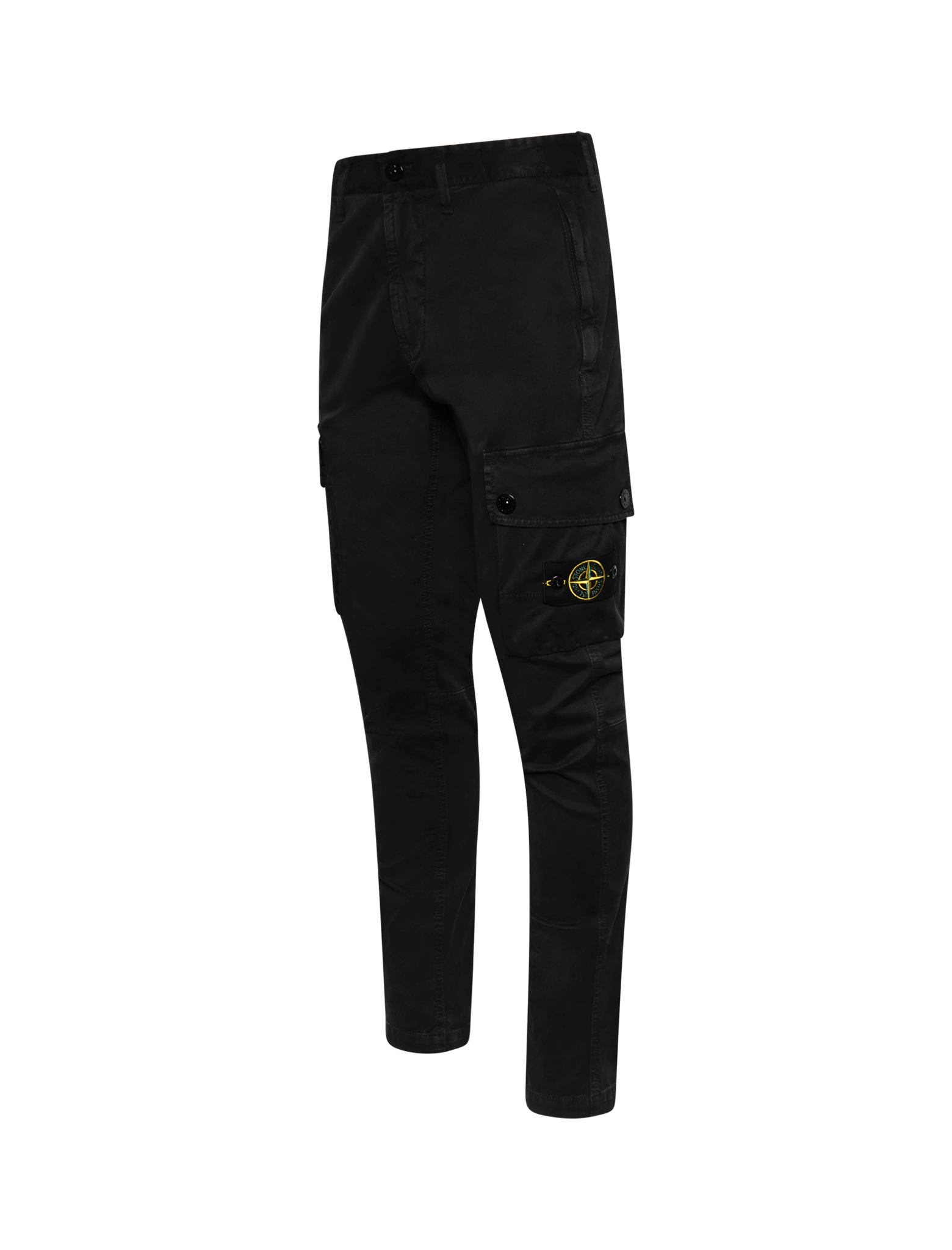 Twill slim-fit cargo trousers