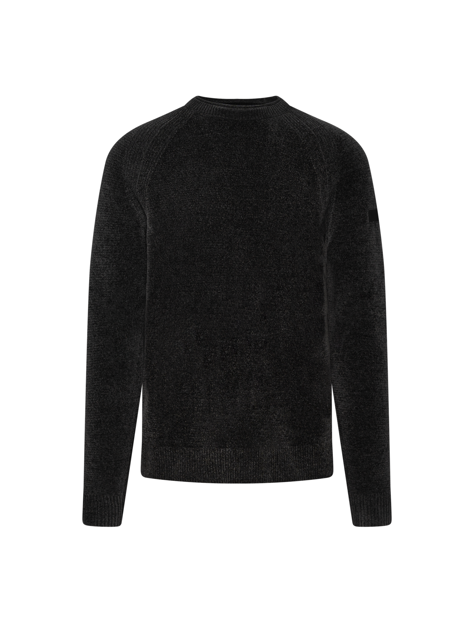 Velvet crewneck knitwear