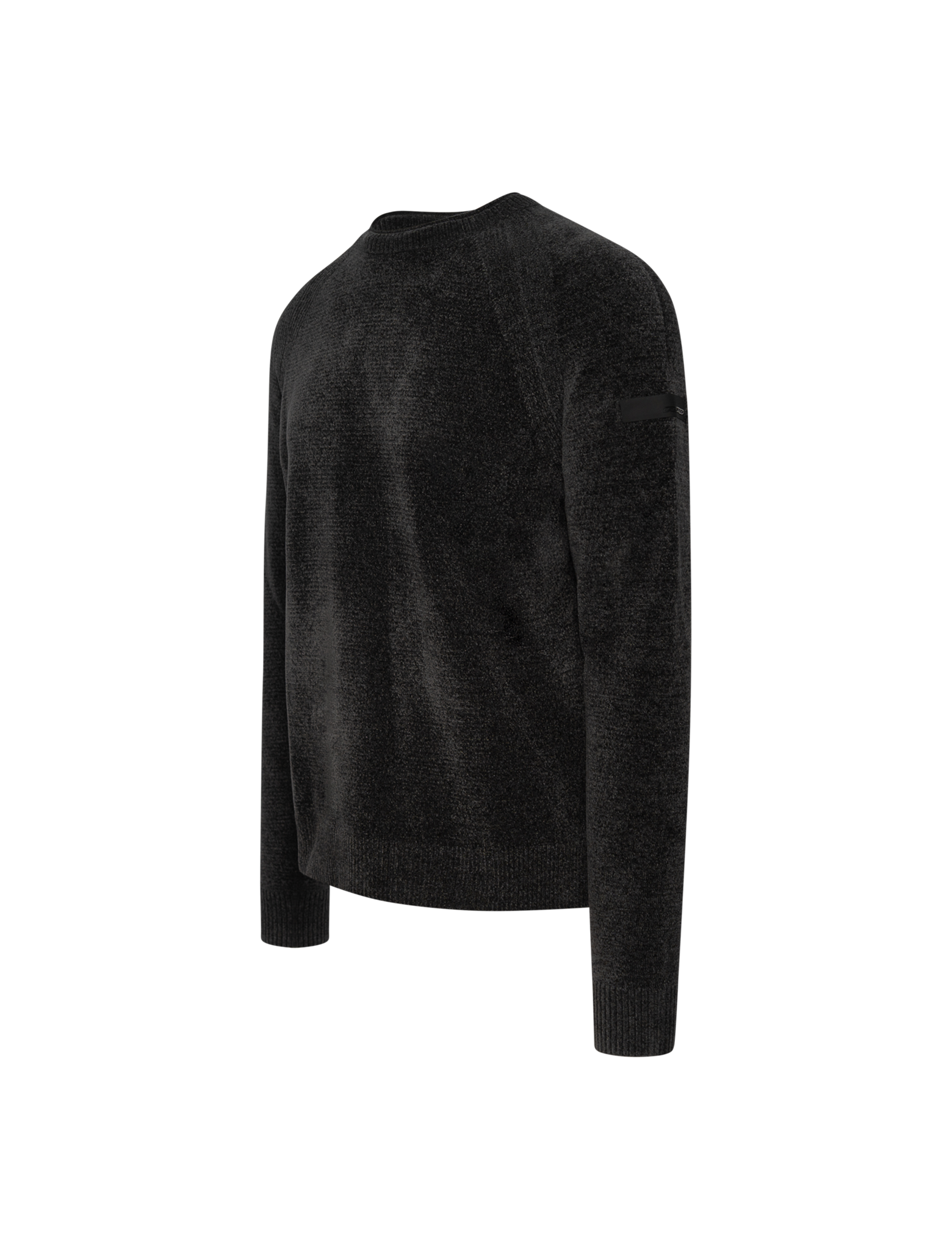 Velvet crewneck knitwear