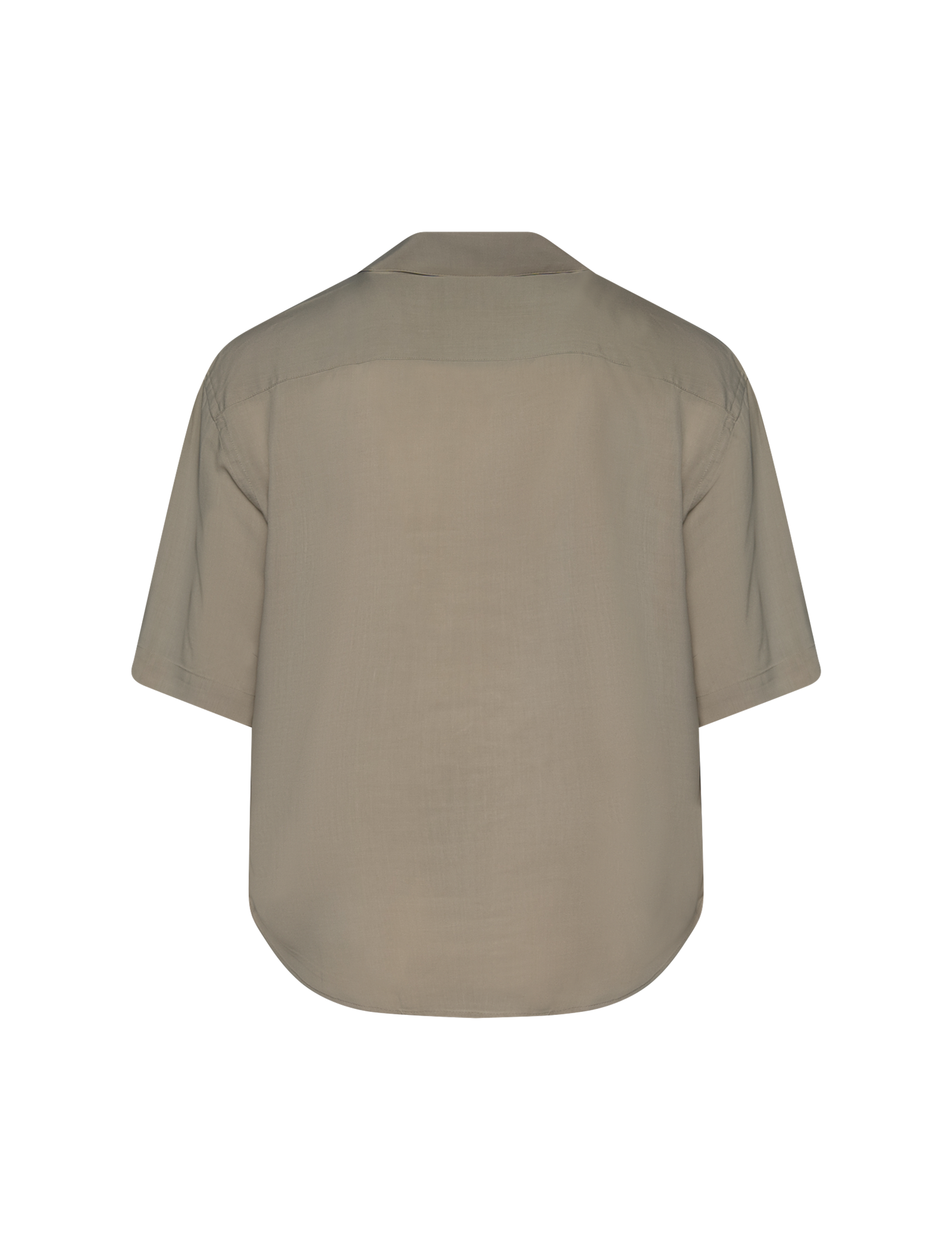 Viscose embroidered boxy shirt