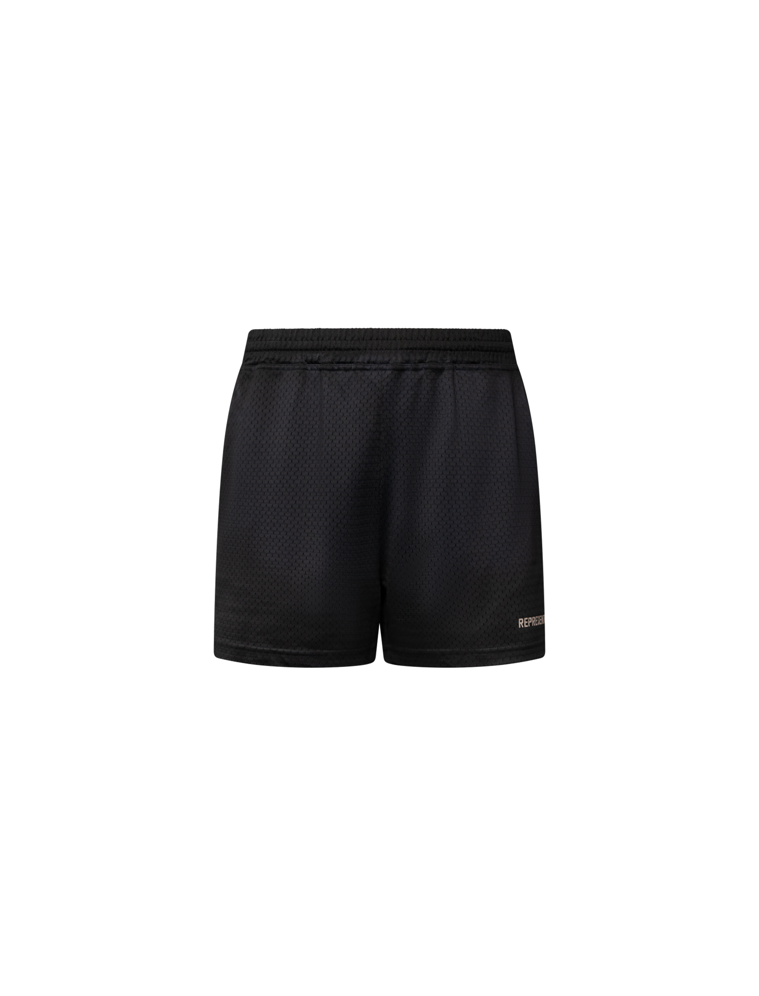 Washed mesh shorts