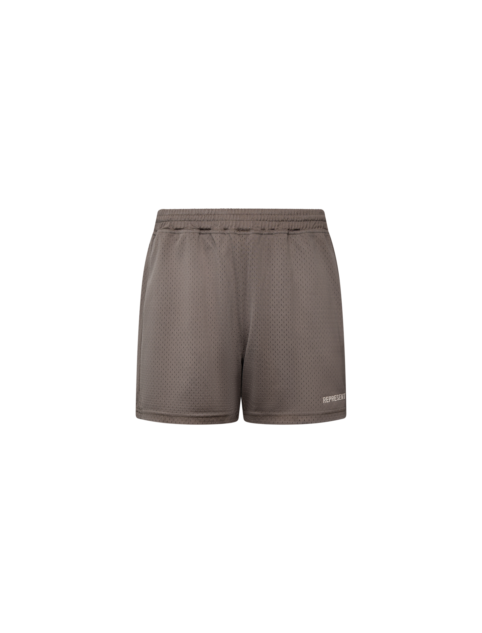 Washed mesh shorts