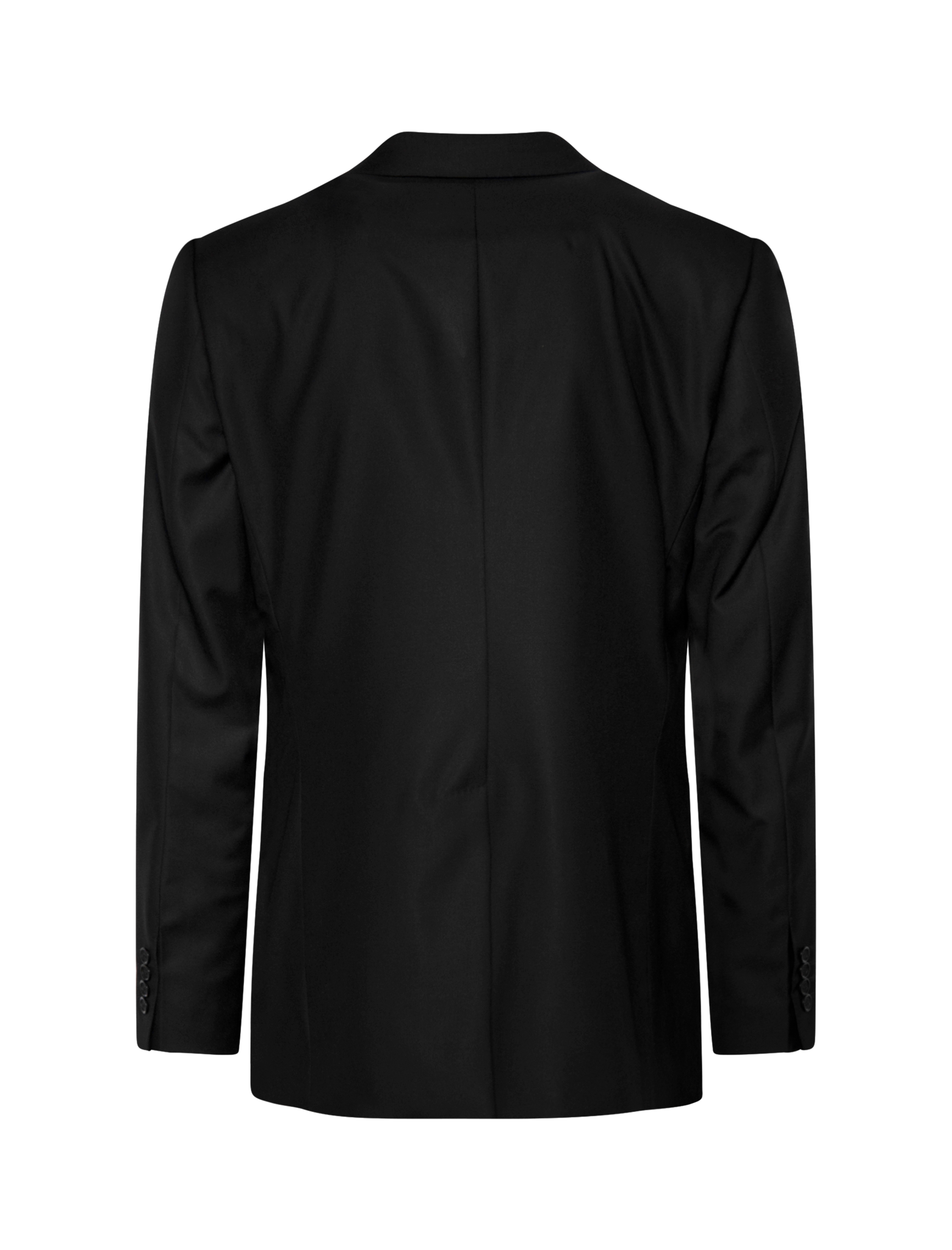 Wool and silk martini-fit suit