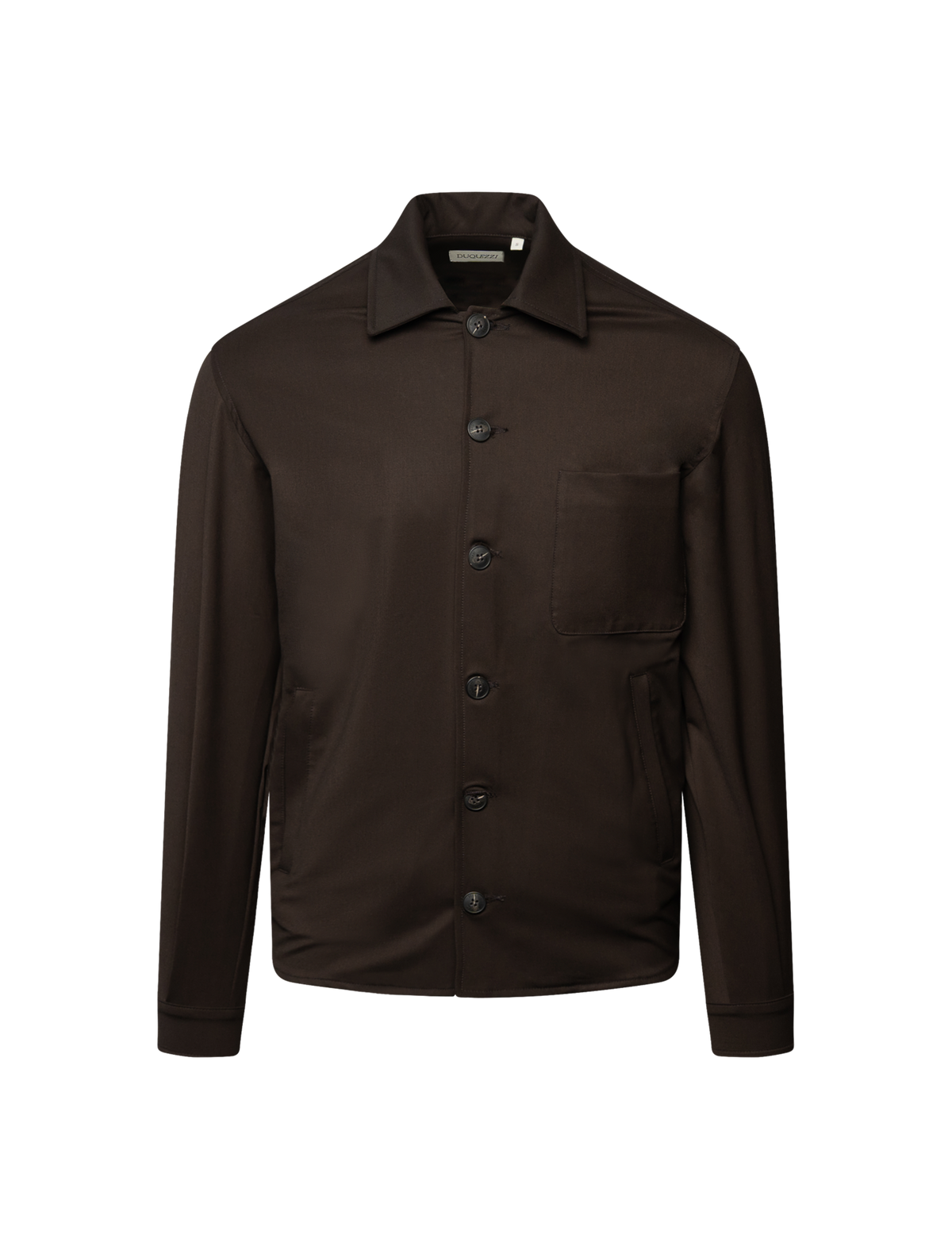 Wool blend overshirt