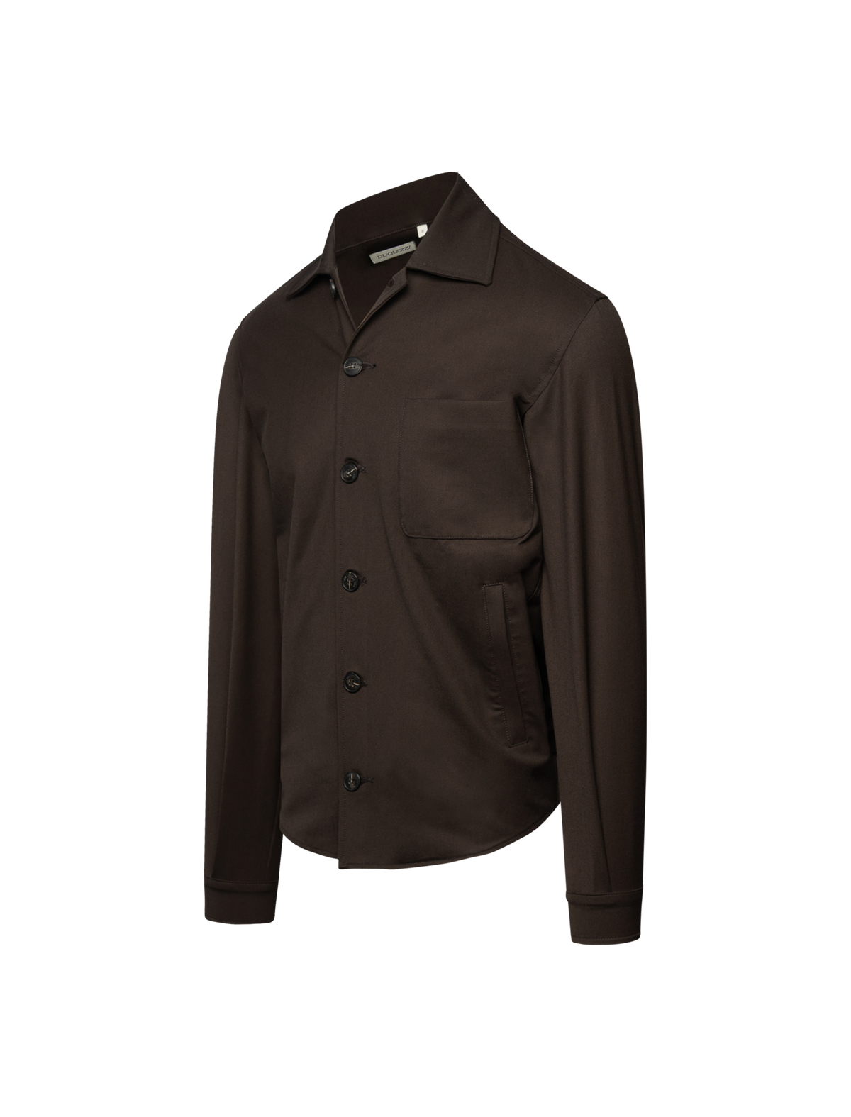 Wool blend overshirt