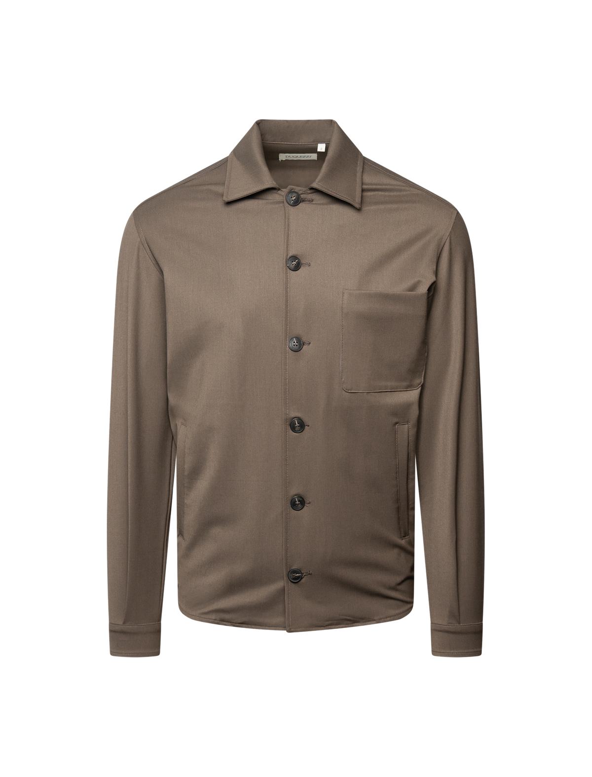 Wool blend overshirt