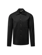 Wool blend overshirt