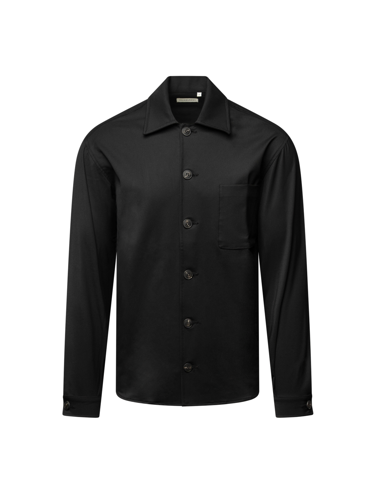 Wool blend overshirt