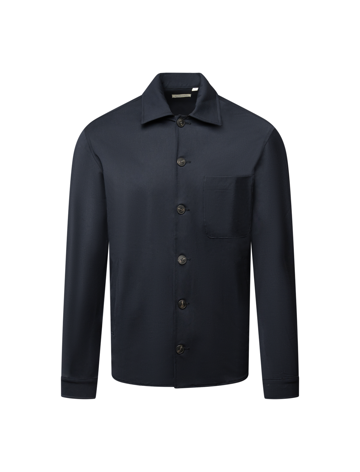 Wool blend overshirt