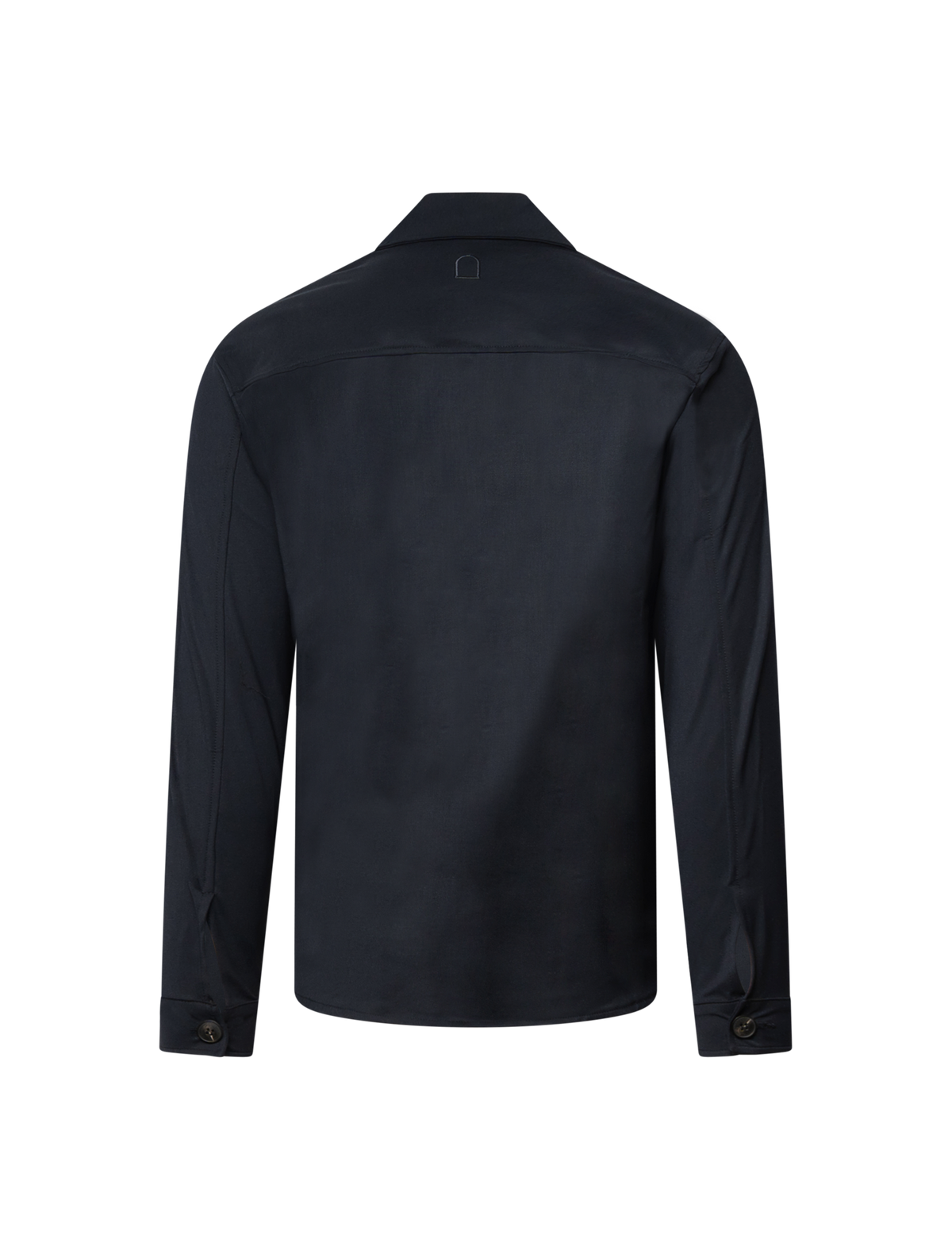 Wool blend overshirt