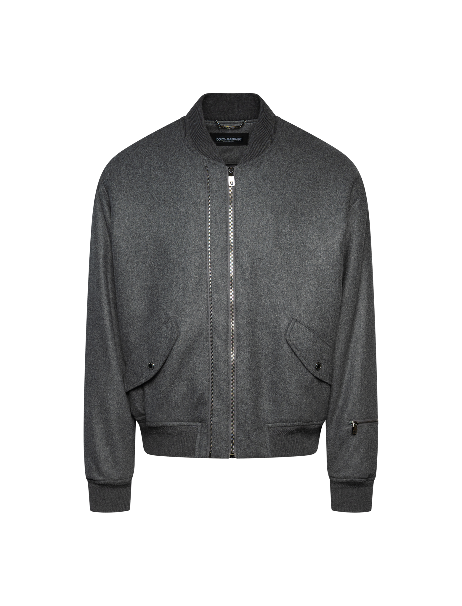 Wool bomber jacket