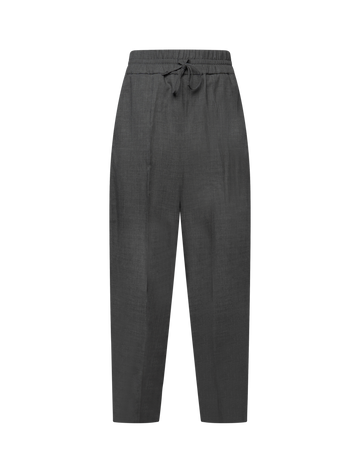 Wool elasticated waist trouser