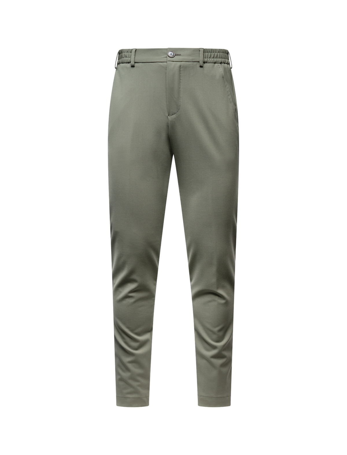 Wool stretch tapered trouser