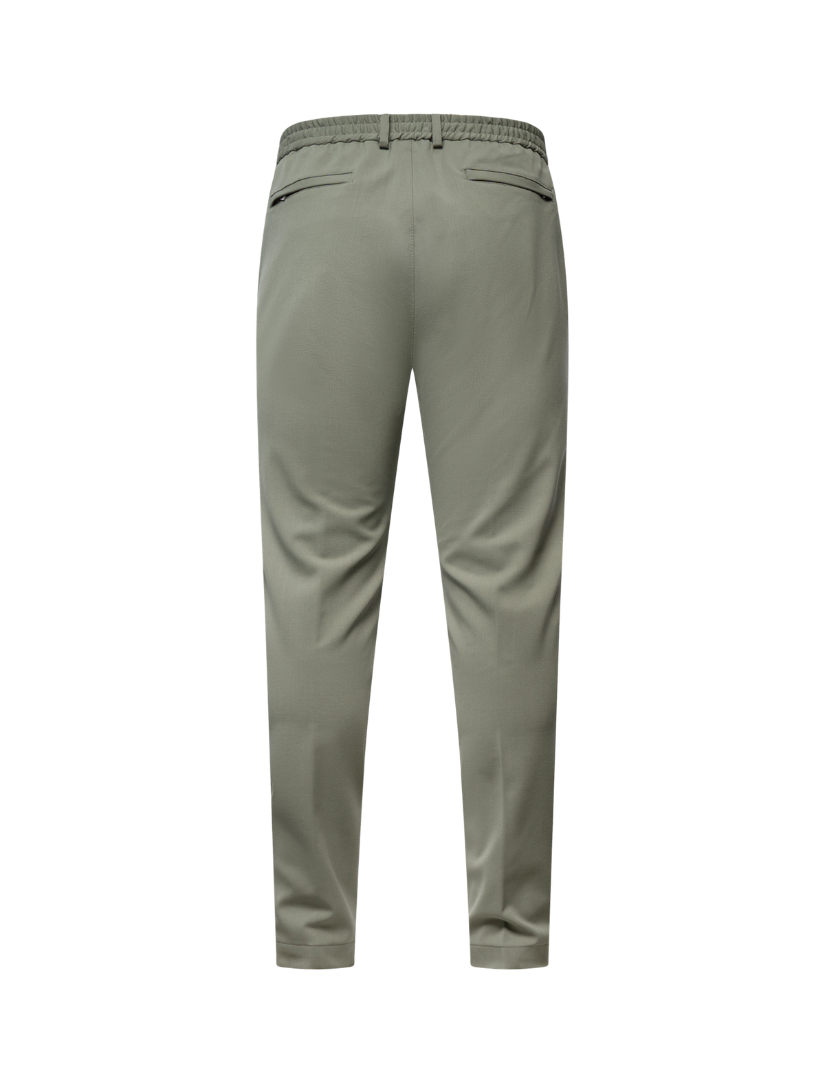 Wool stretch tapered trouser