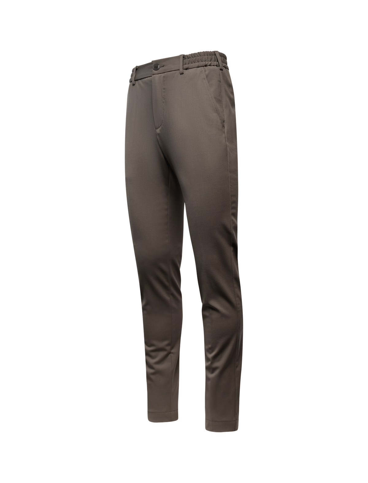Wool stretch tapered trouser