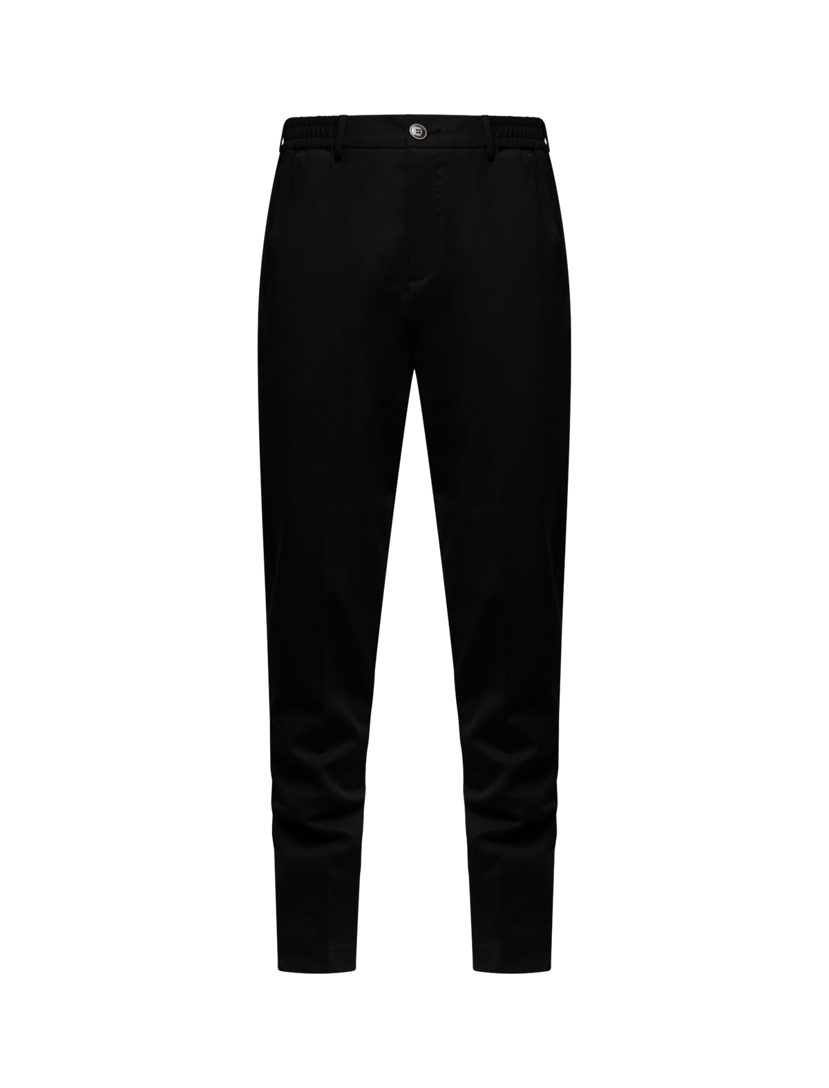 Wool stretch tapered trouser