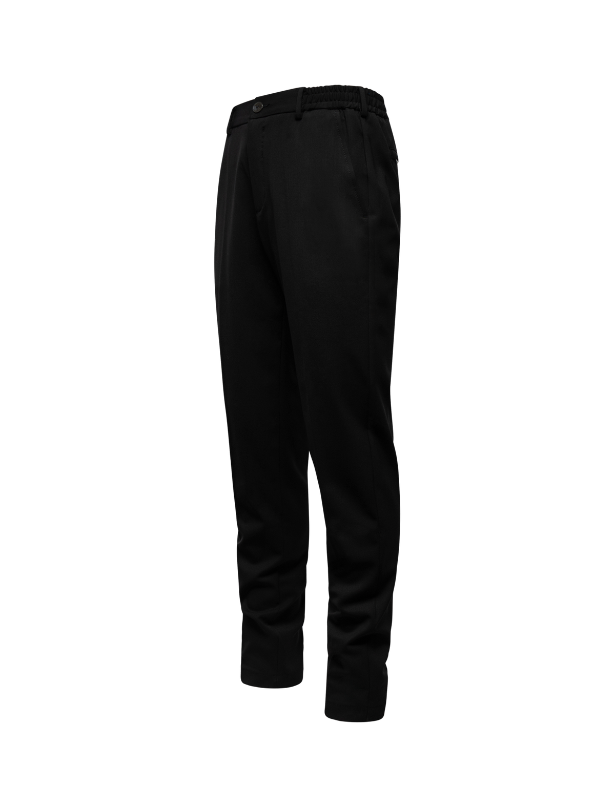 Wool stretch tapered trouser