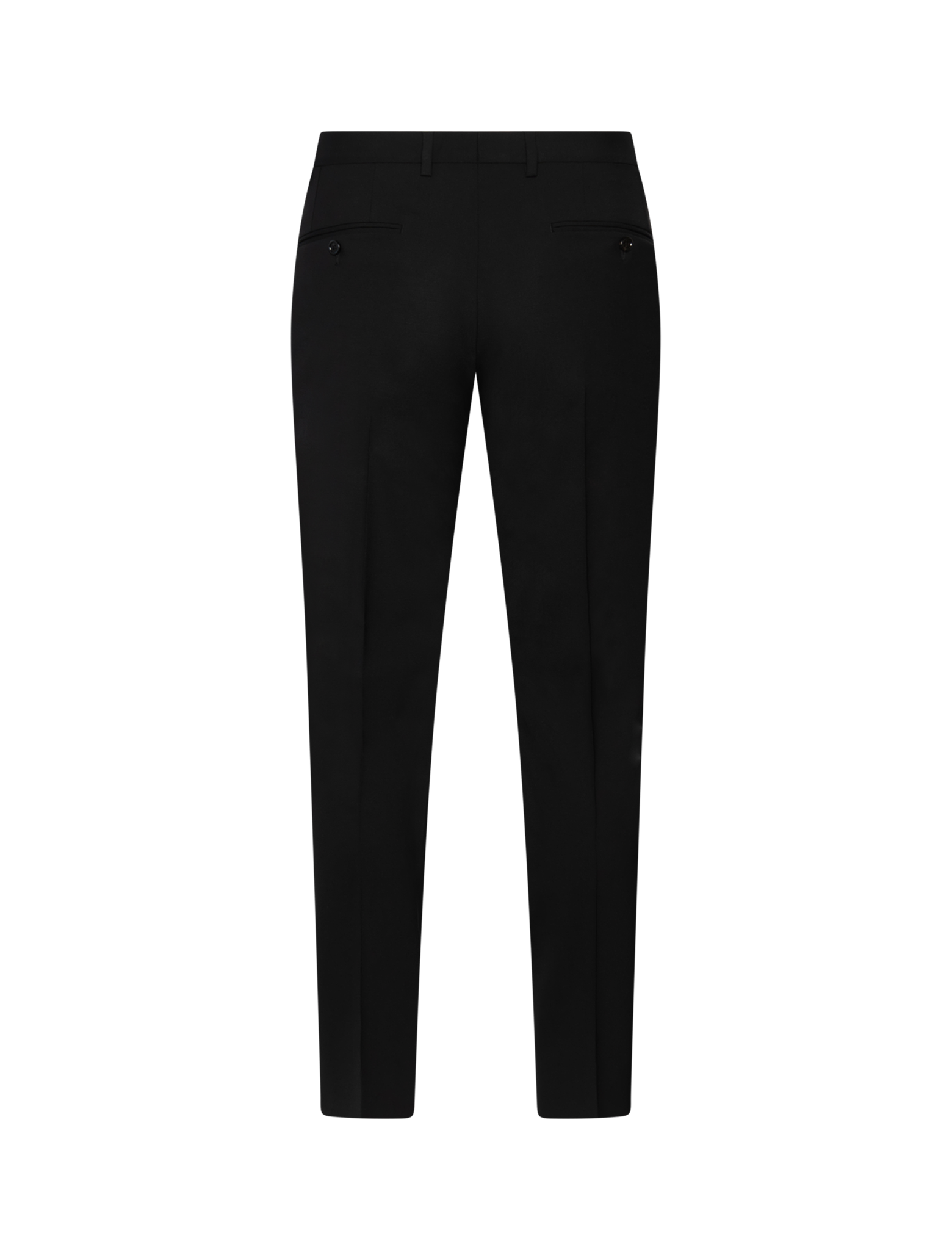 Virgin wool pleated trousers