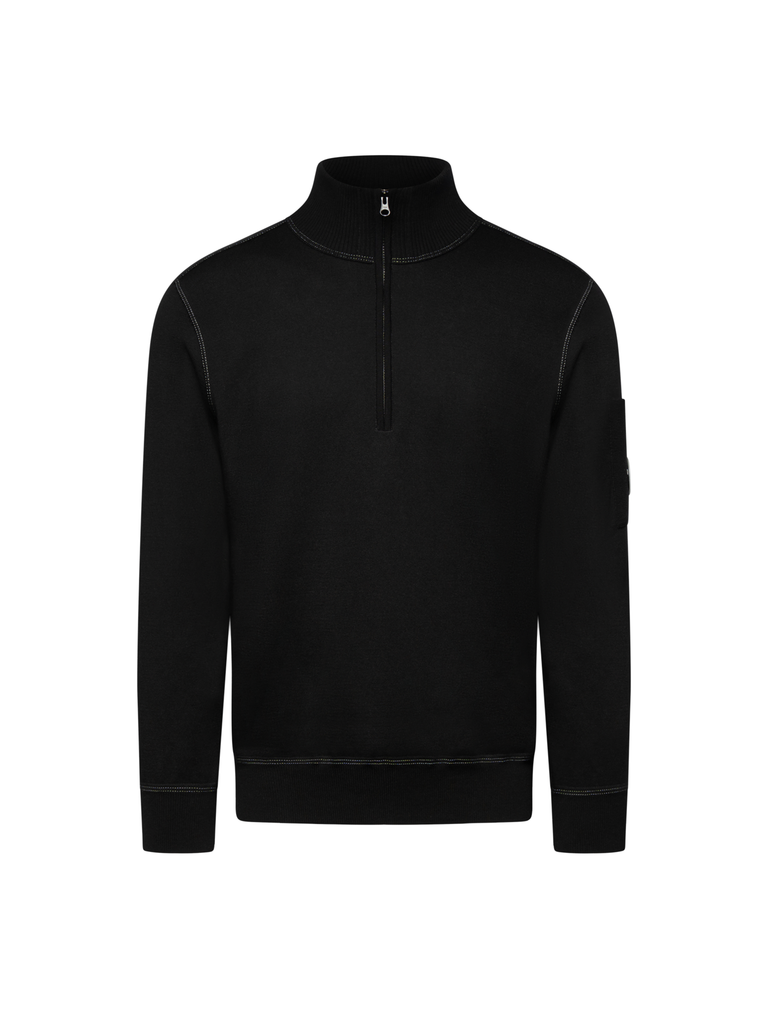 Zipped boston knitwear