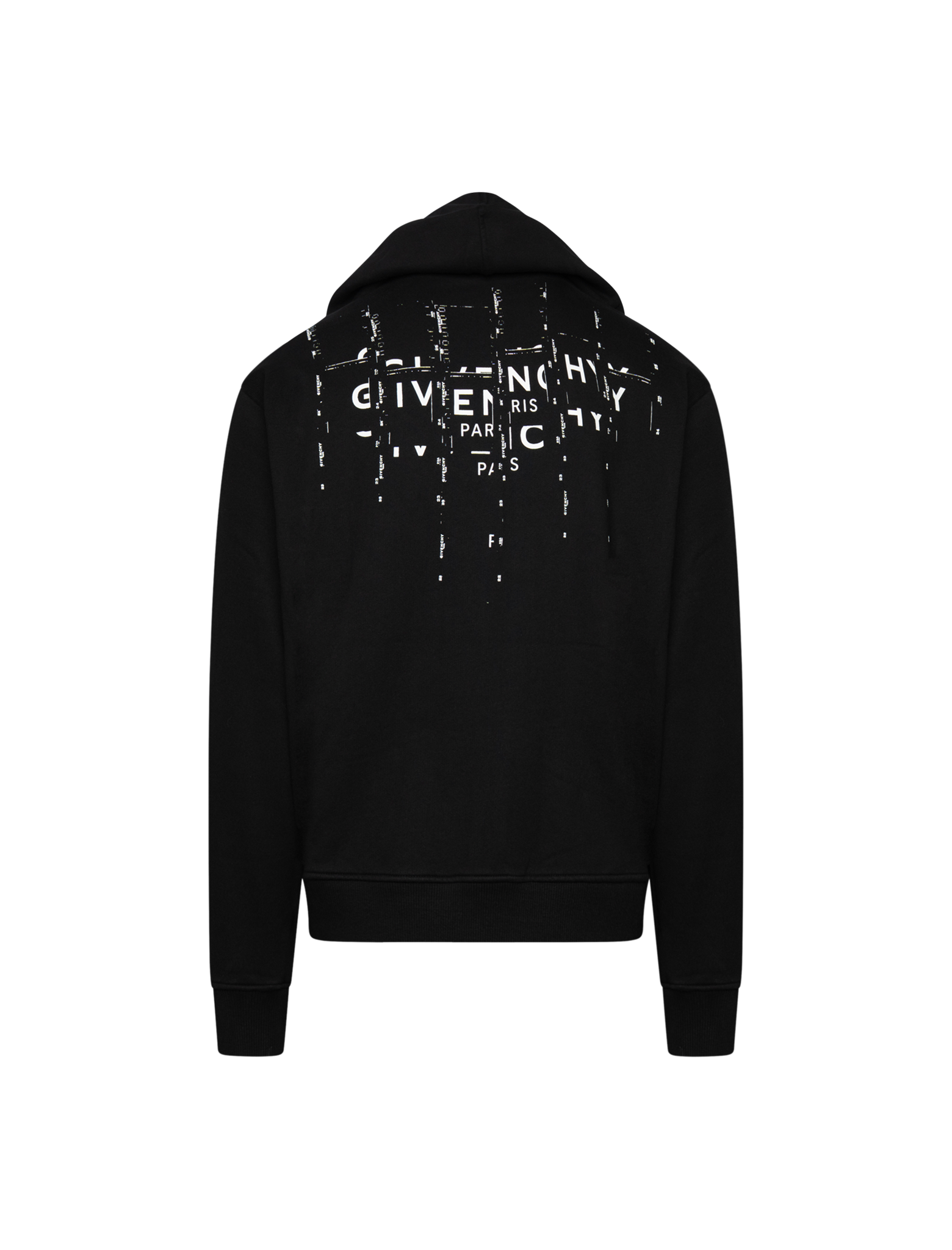 Photographic print zip hoodie