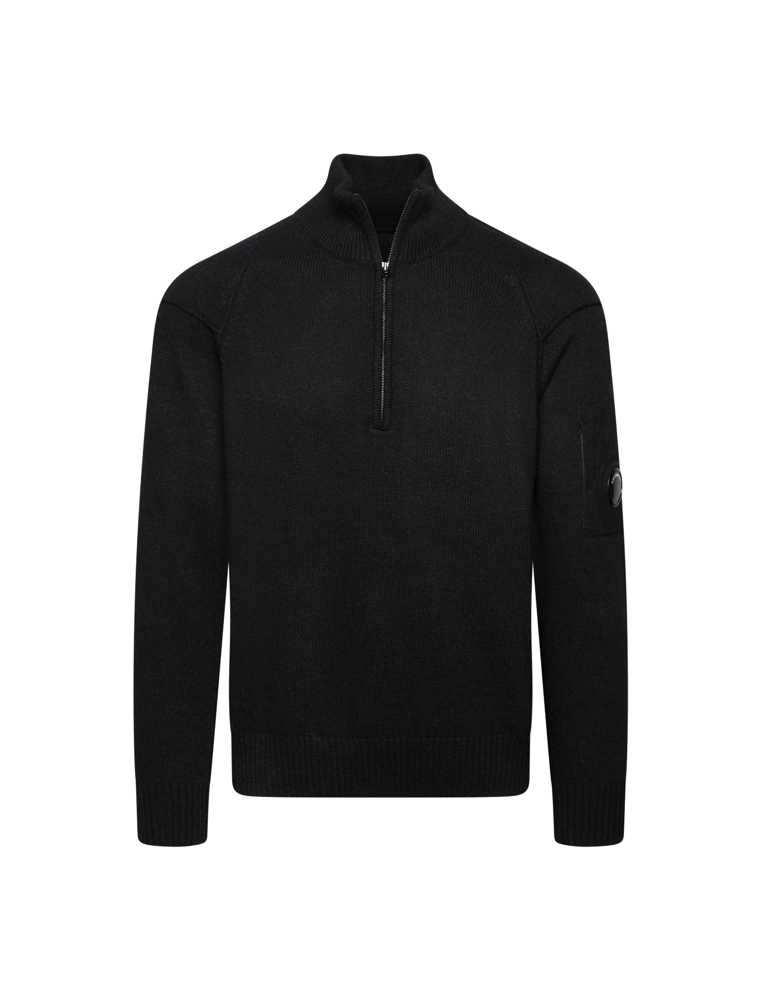 Zipped lambswool knitwear